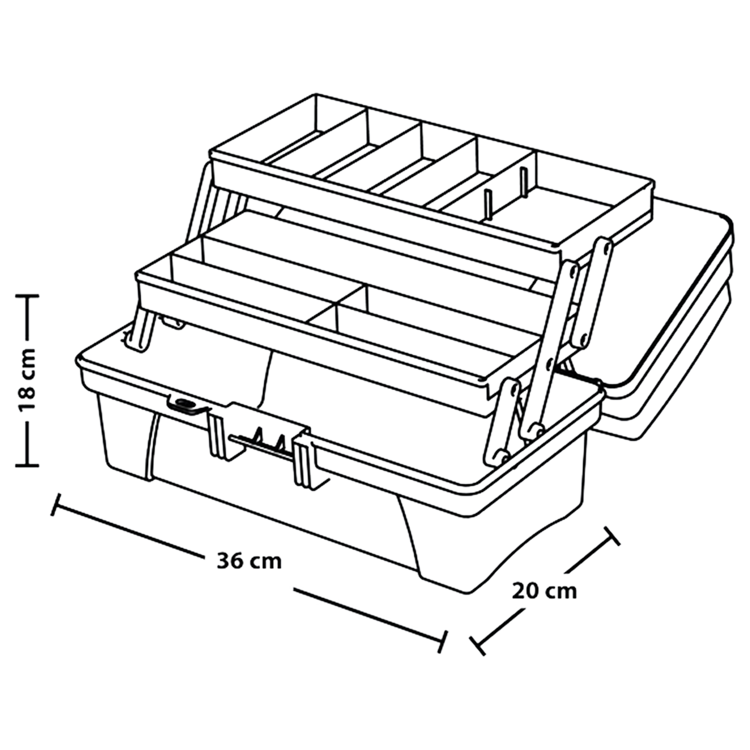 CAJA VANITY 14" LAV AZUL-TURQ-ROSA RIMAX