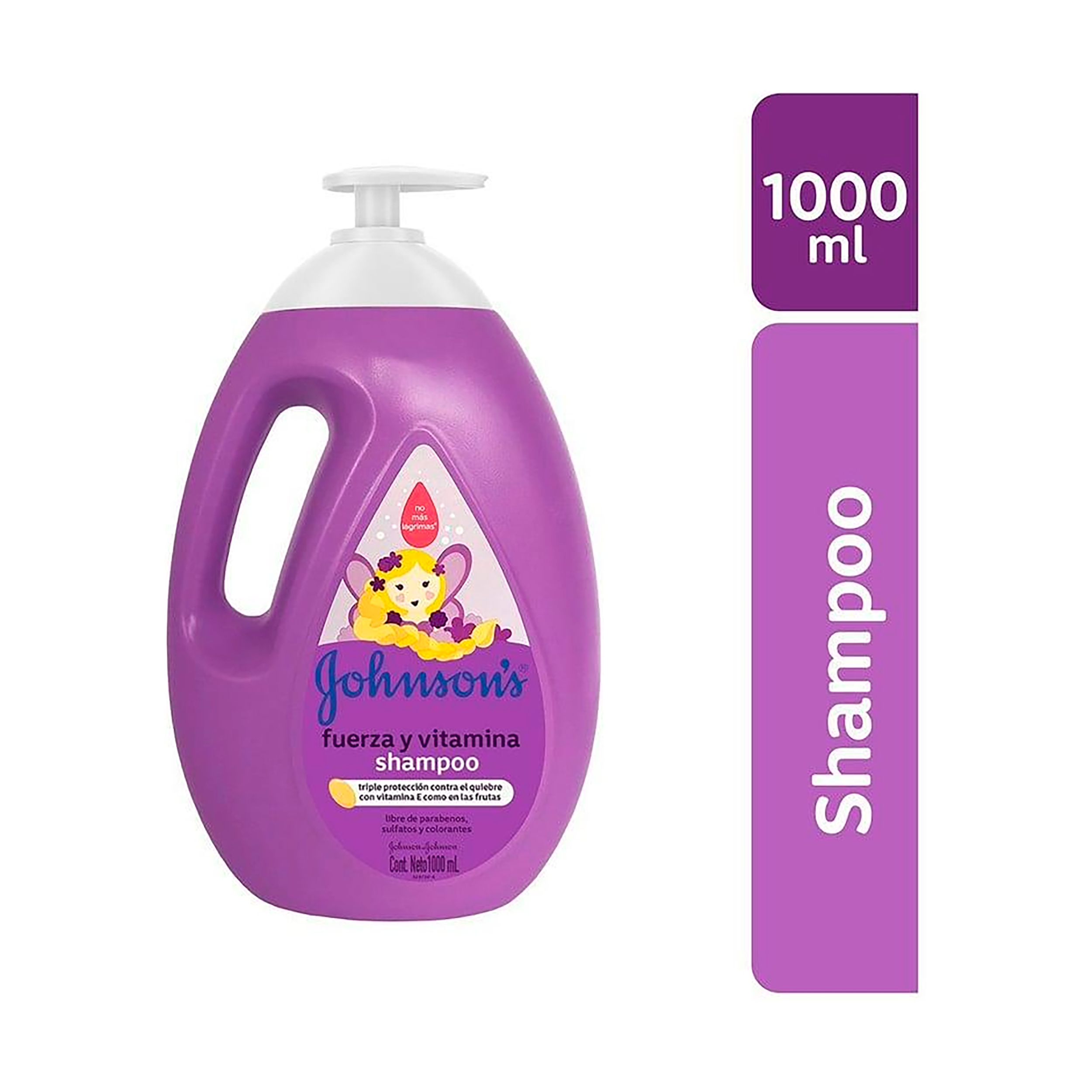 SHAMPOO JOHNSON'S®  FUERZA Y VITAMINA X1000ML