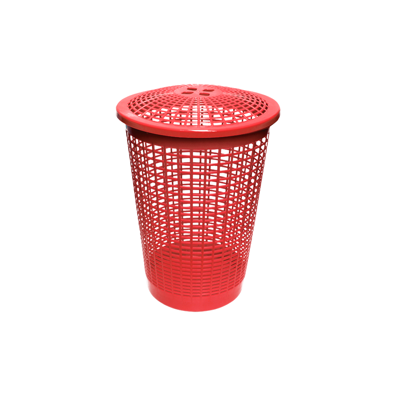 CESTA DE ROPA ROJA COLPLAST