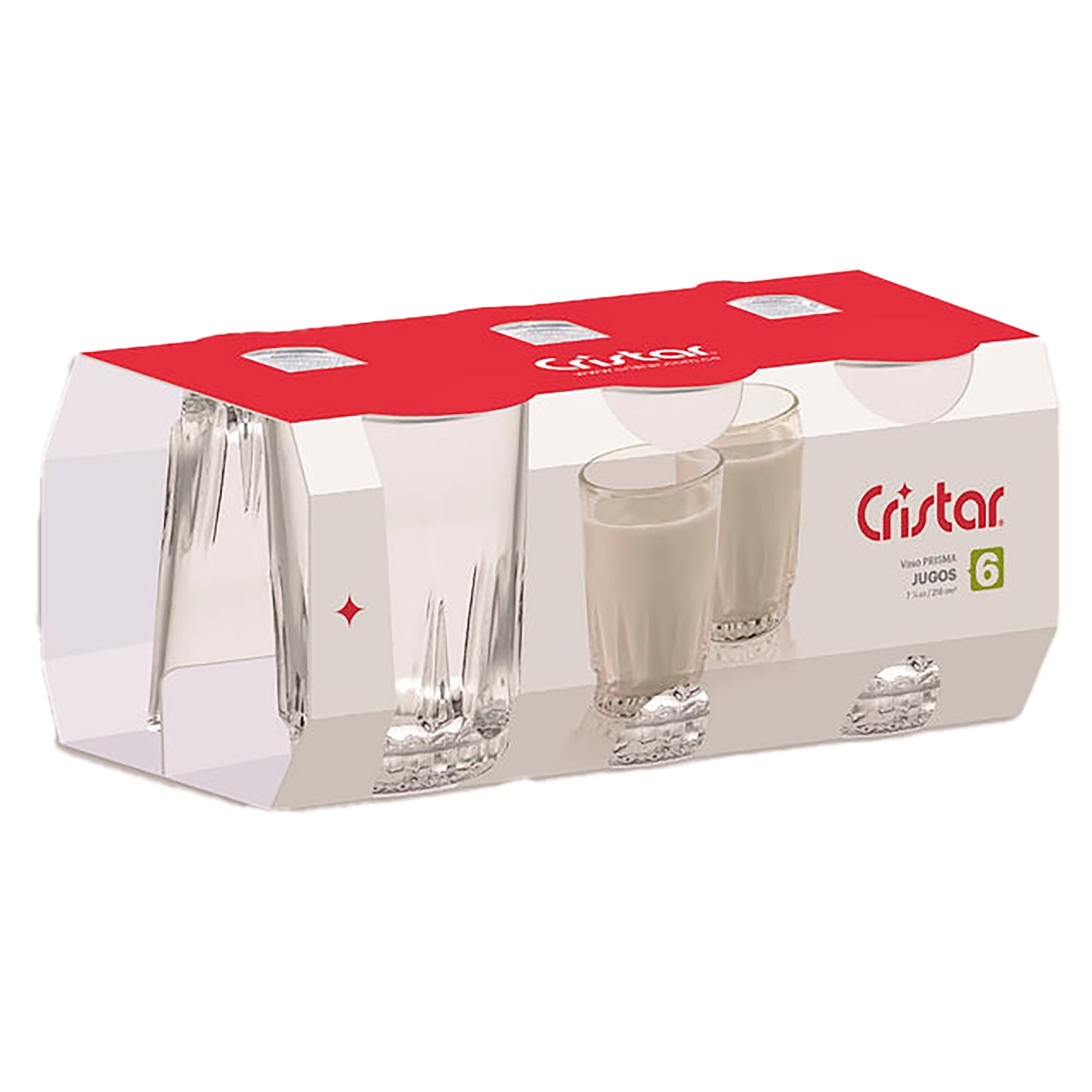 VASO PRISMA JUGOS 0256ABL CRISTAR