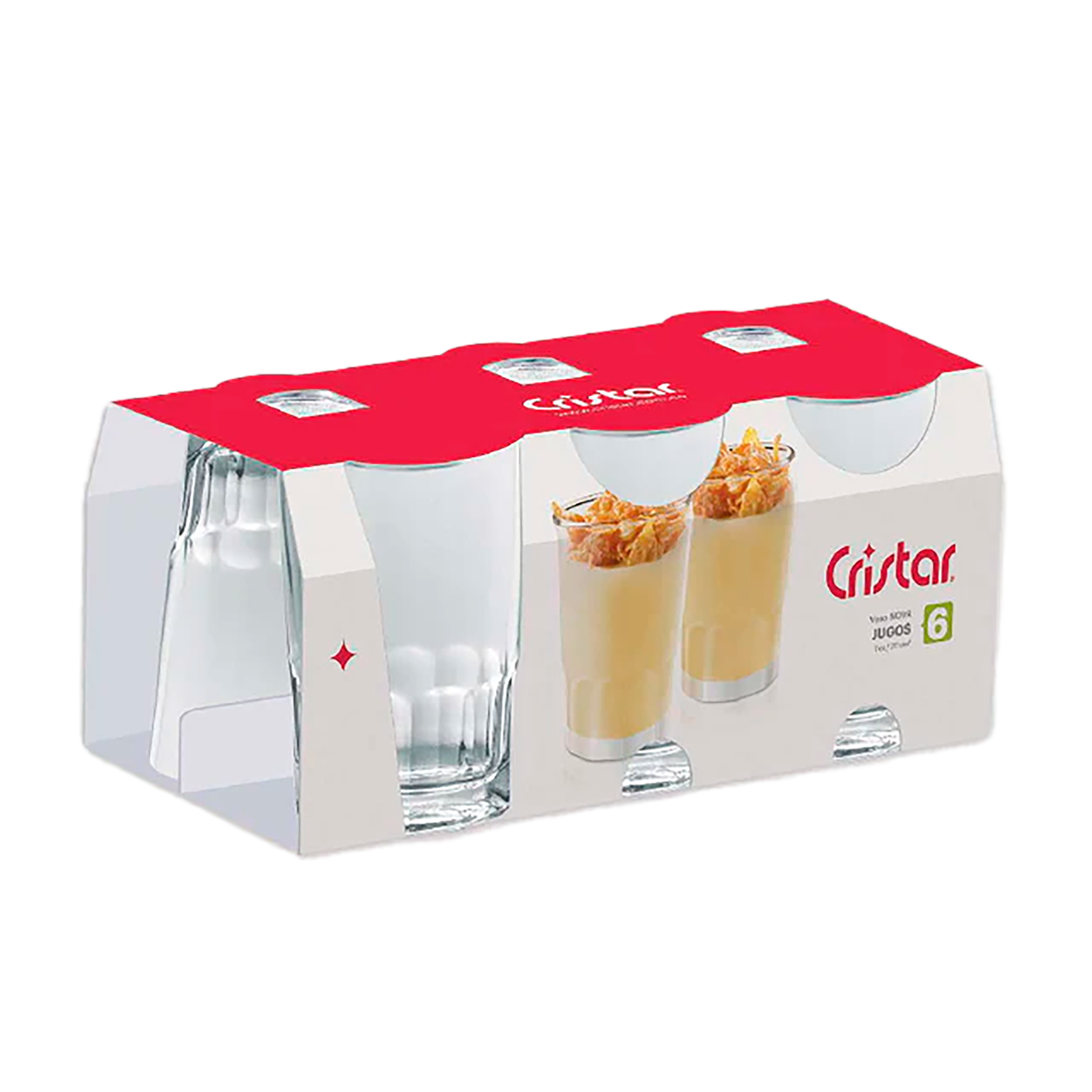 VASO NOVA VIDRIO CRISTAR X6 11OZ