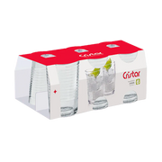 VASO OPTICO X6 11oz CRISTAR