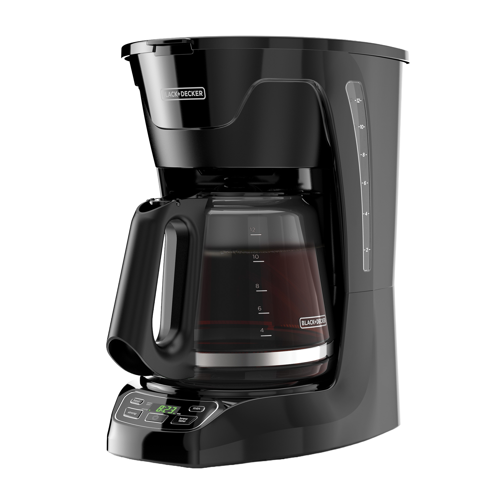 CAFETERA 12TZ JARRA DE VIDRIO BLACK-DECK