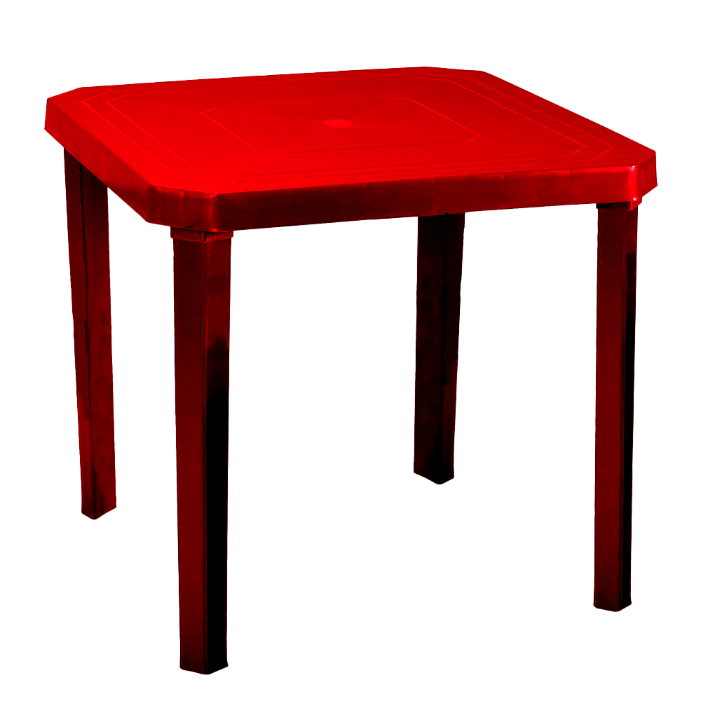 MESA FREEDOM ROJO COLPLAST