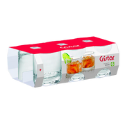 VASO CAPITOL ROCKS VIDRIO CRISTAR X8