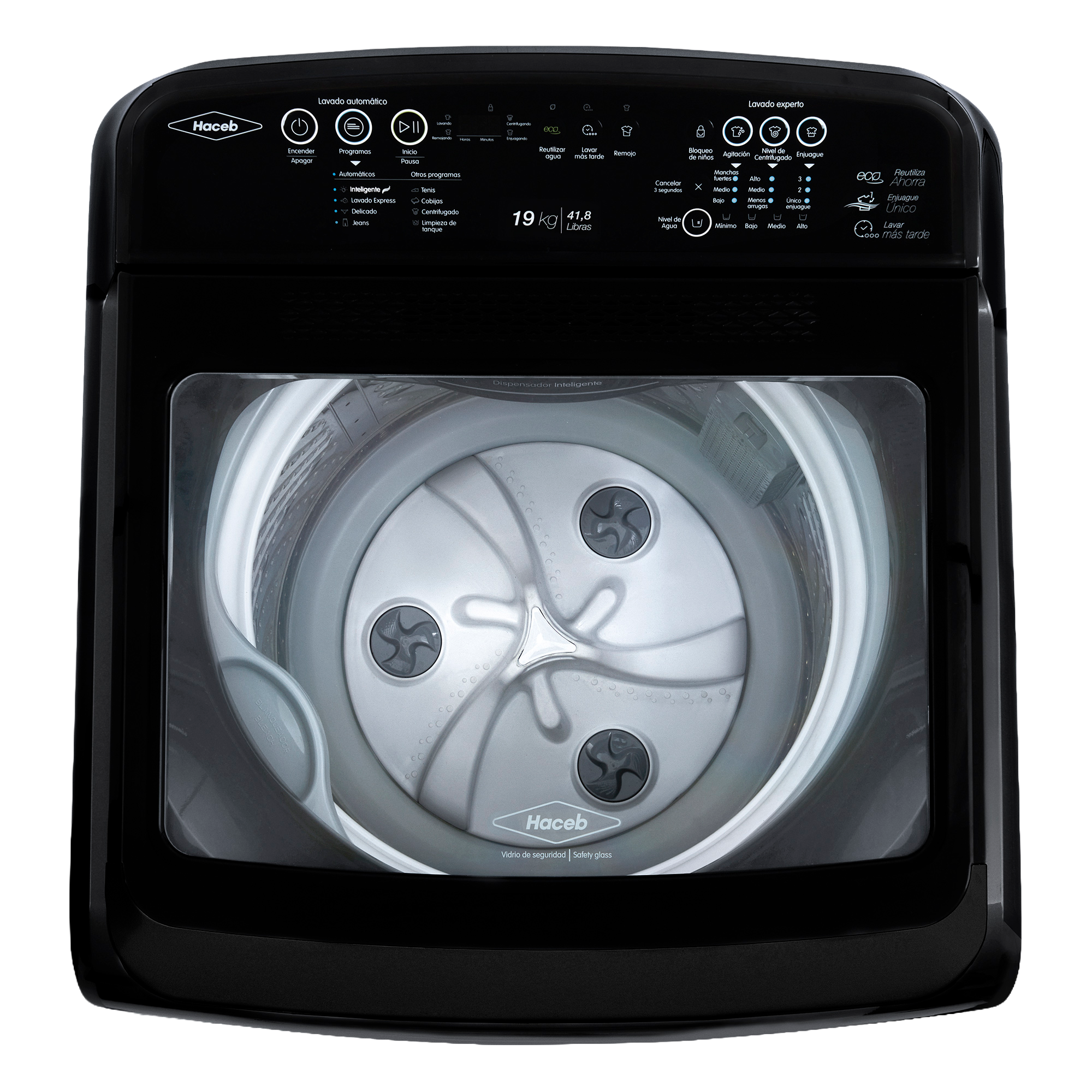 LAVADORA AUTOMATICA IVY 19KG NG HACEB