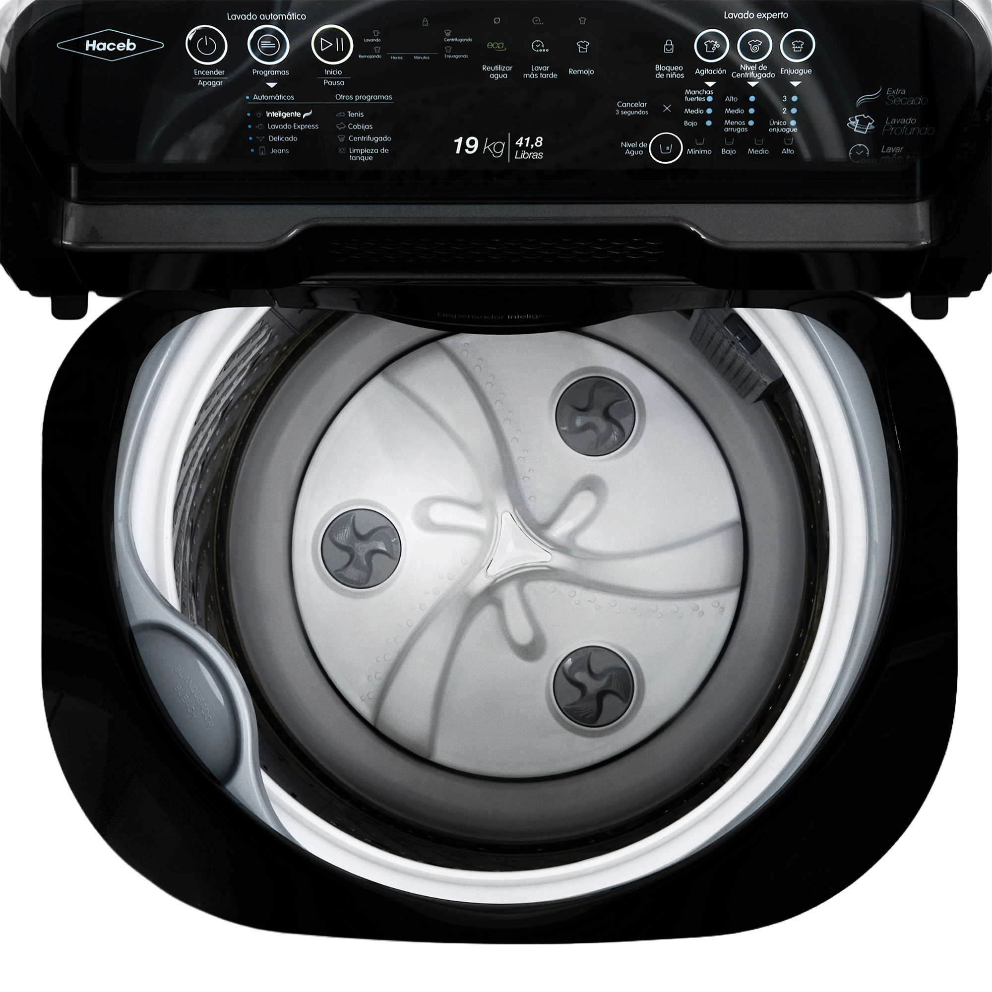 LAVADORA AUTOMATICA IVY 19KG NG HACEB