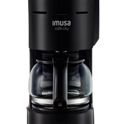Cafetera de filtro IMUSA Café City 6 Tazas Negra
