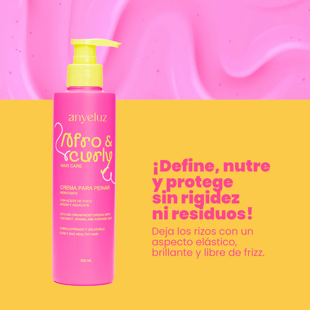 CREMA PEINAR AFRO & CURL ANYELUZ