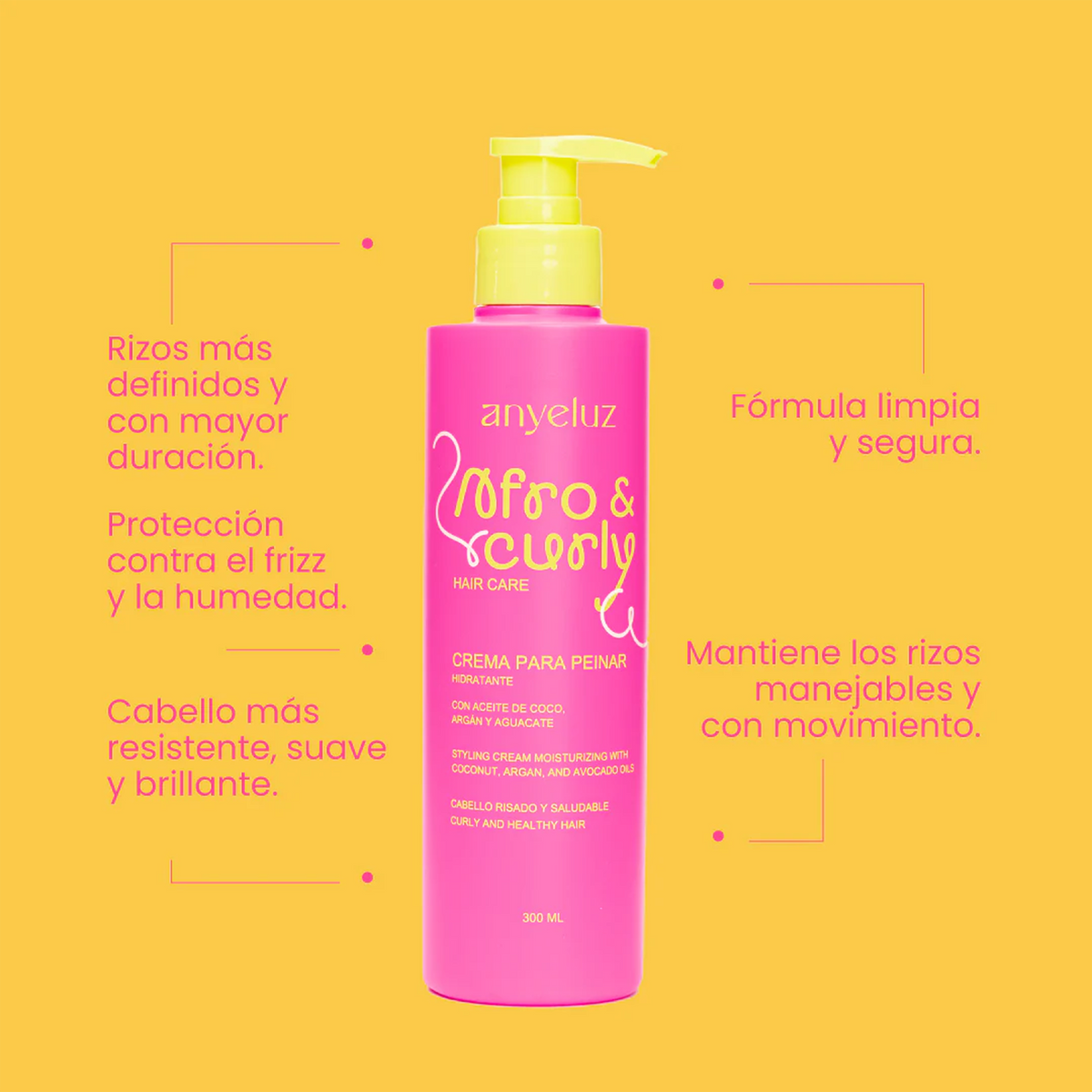 CREMA PEINAR AFRO & CURL ANYELUZ