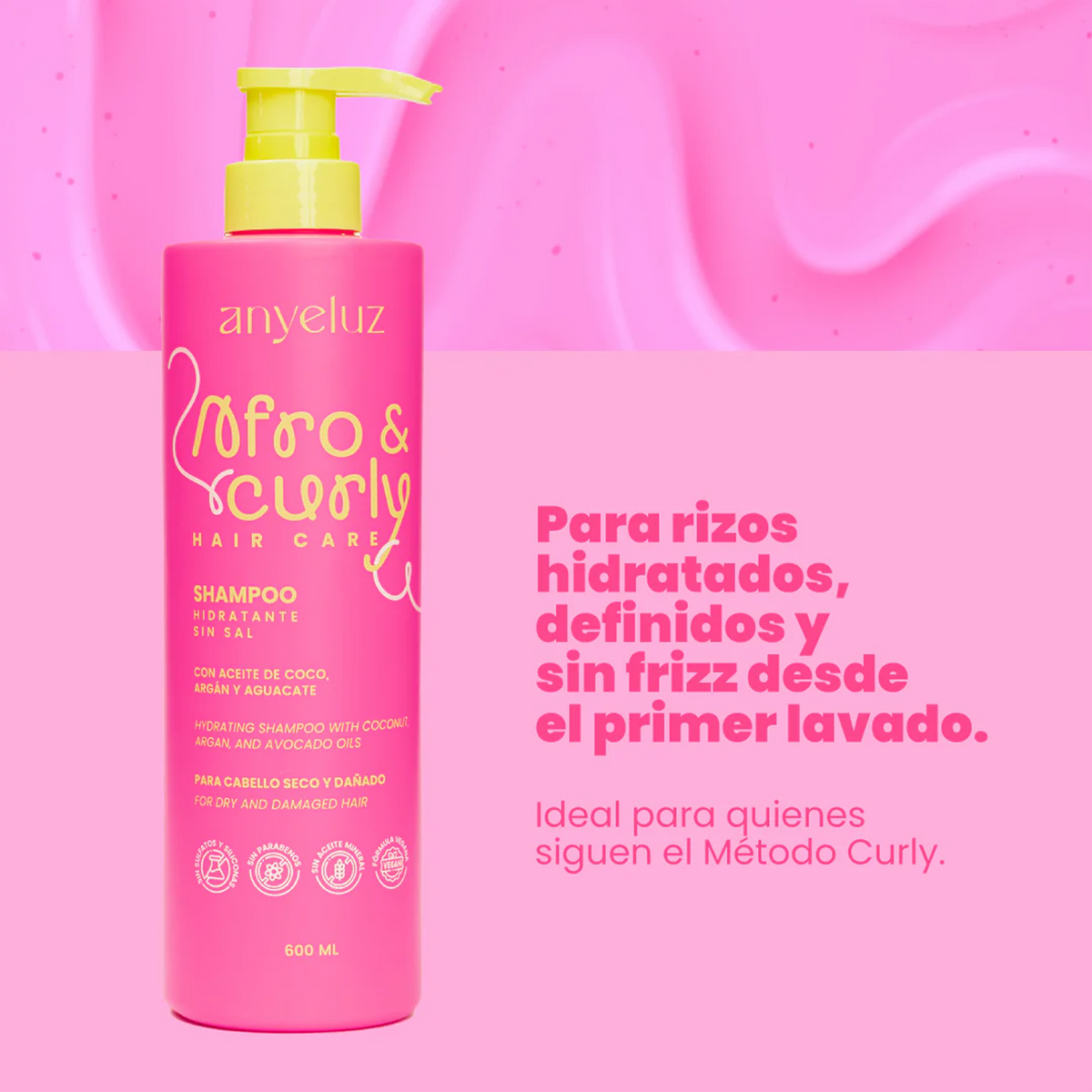 SHAMPOO AFRO & CURLY ANYELUZ