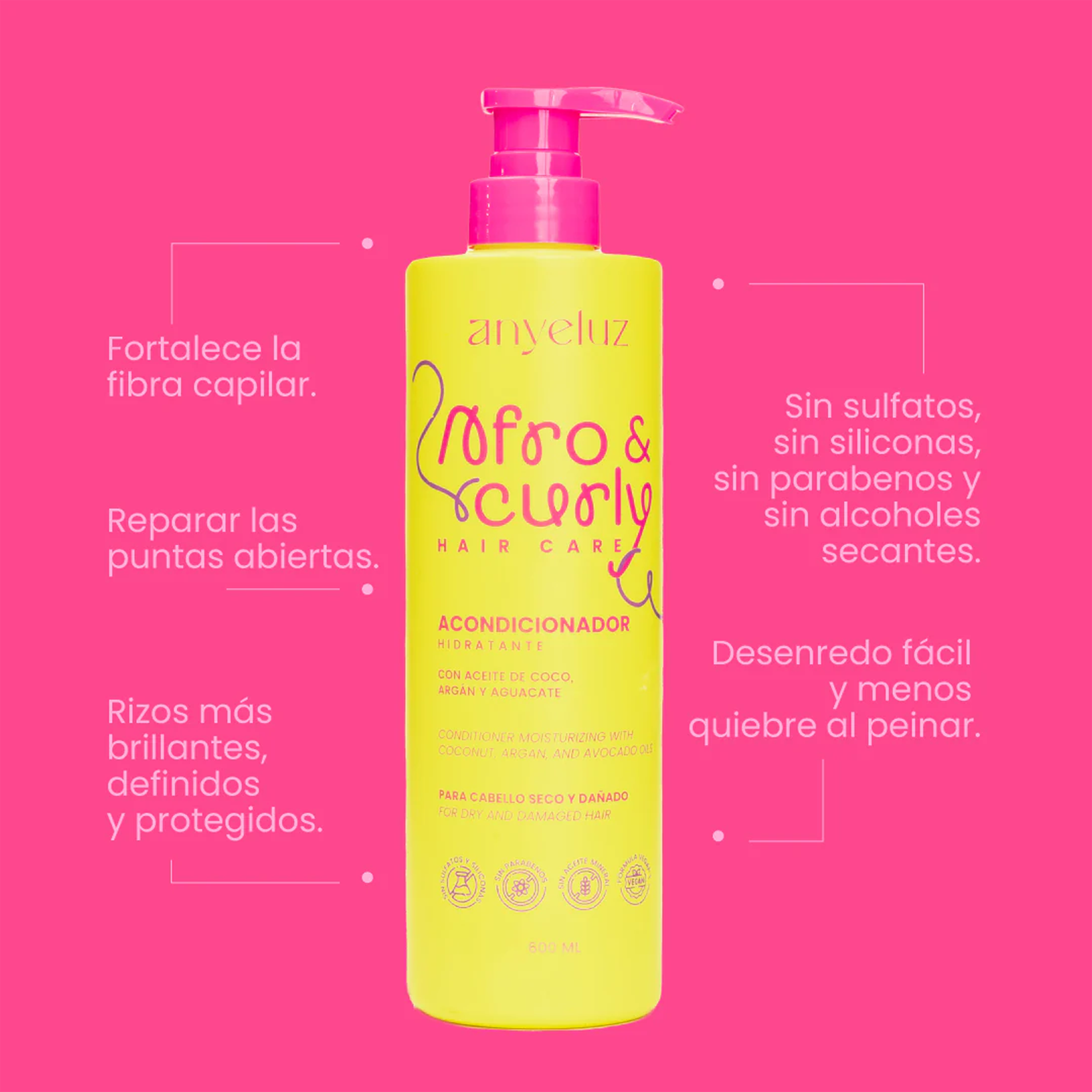 ACONDICIONADOR AFRO & CURLY ANYELUZ