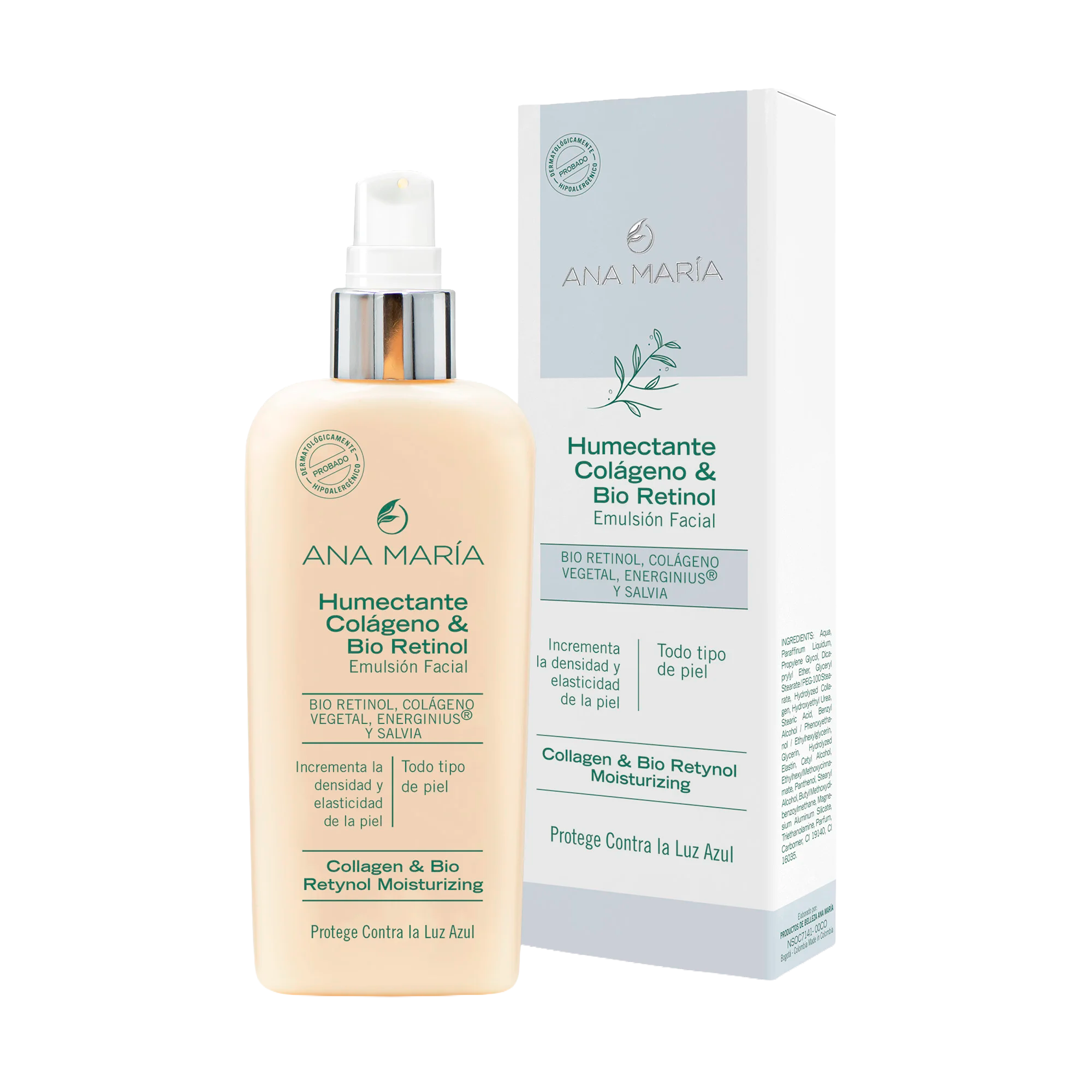 HUMECTANTE COLAGENO Y BIO RETINOL ANA MARIA
