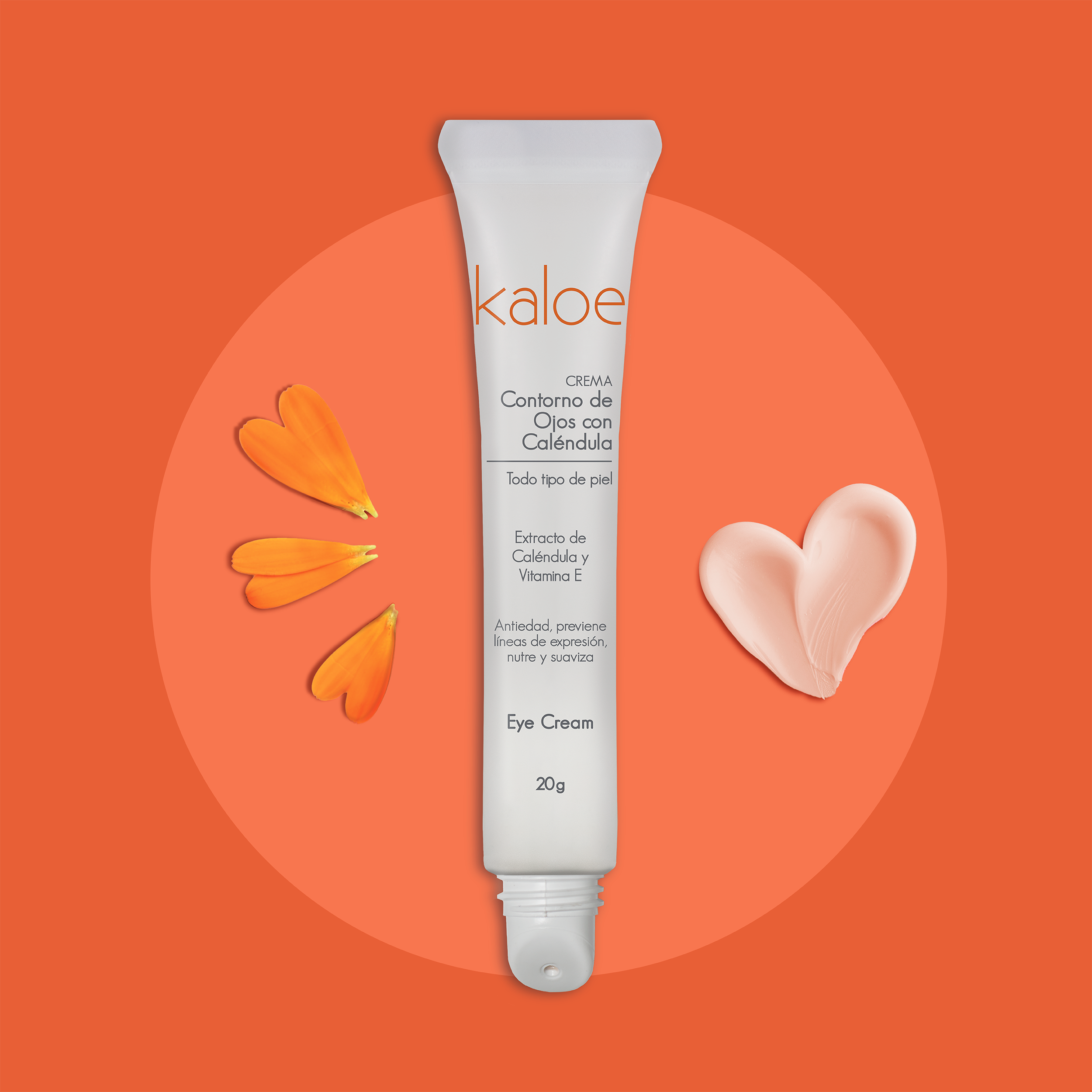 CONTORNO DE OJOS CON CALENDULA KALOE