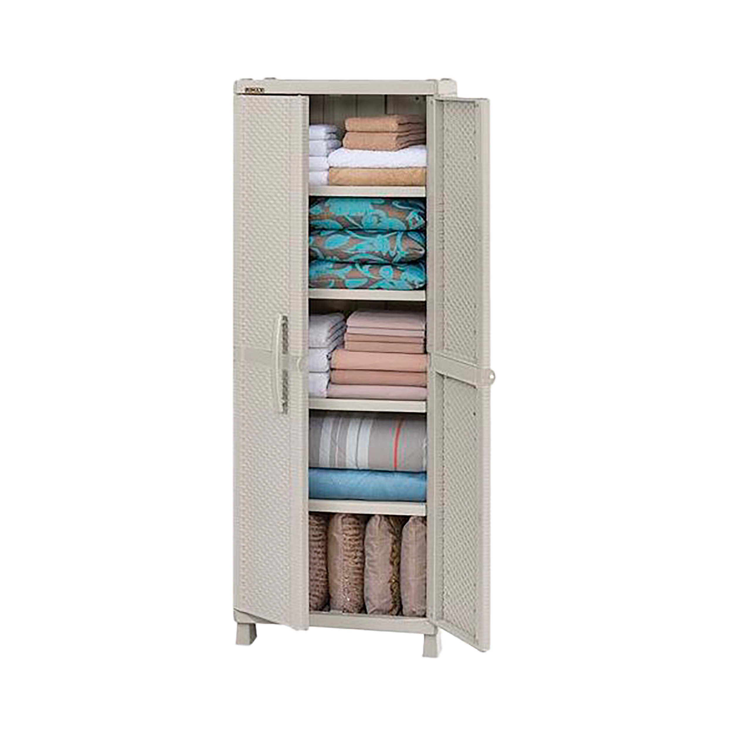 Armario Grande Apariencia Rattan Taupe  RIMAX