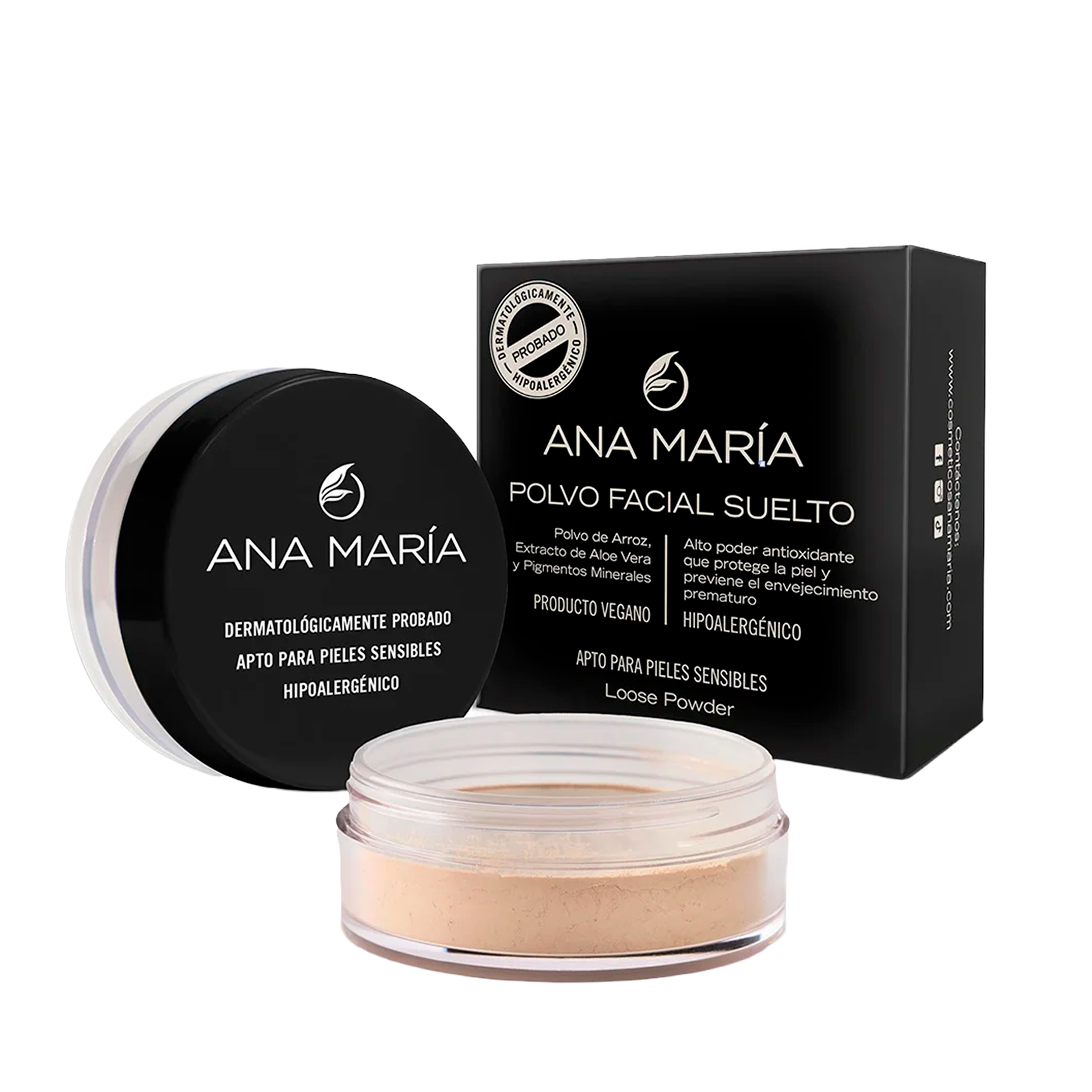 POLVO FACIAL SUELTO ANA MARIA N2 CLARO