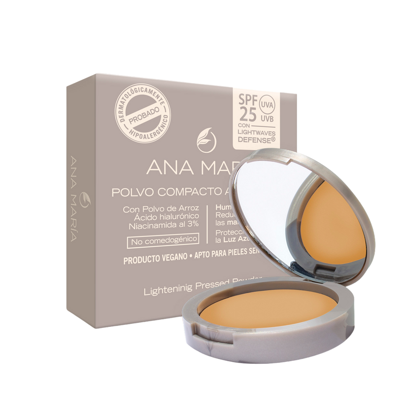 POLVO COMPACTO ACLARANTE HUMECTANTE SANDALO