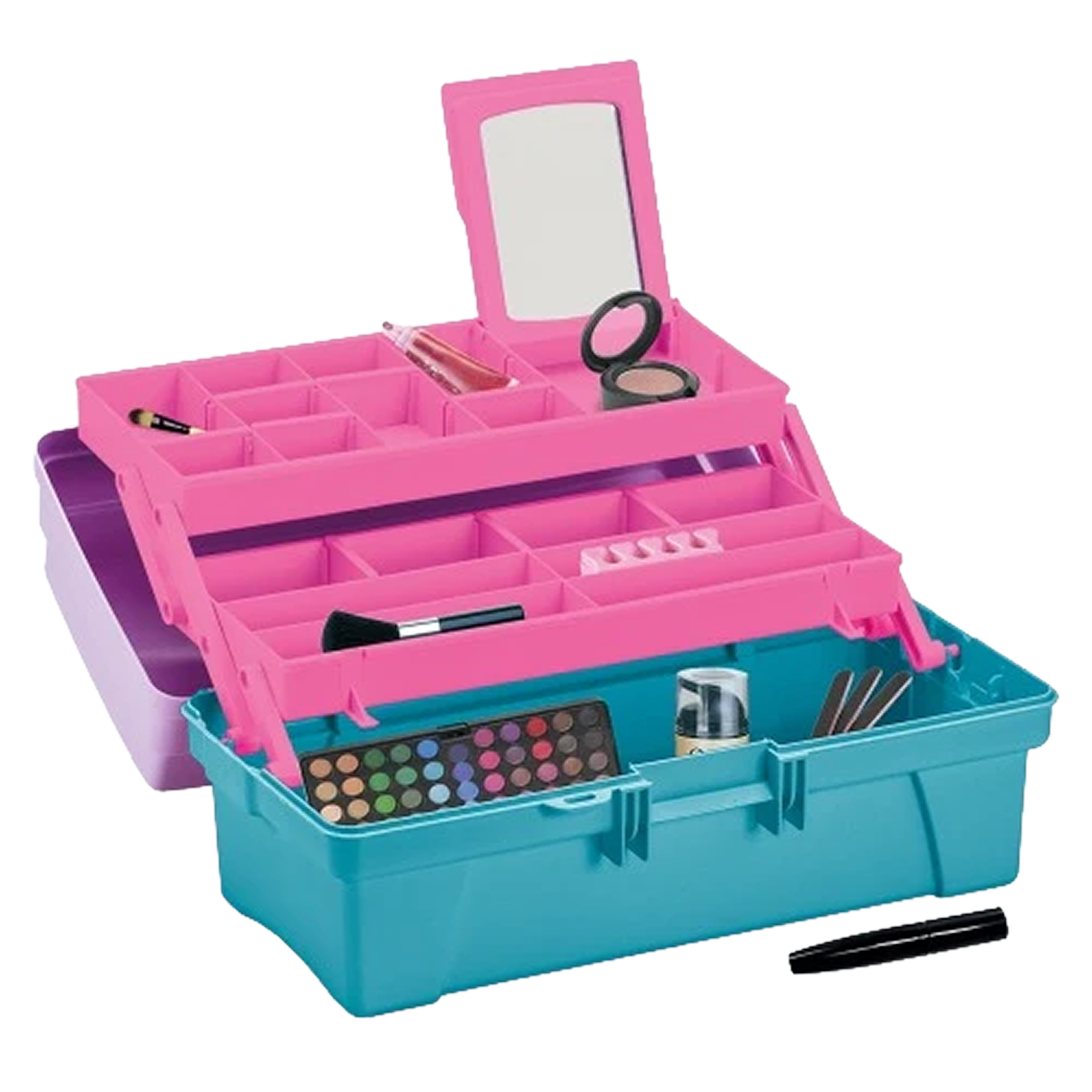 CAJA VANITY 14" LAV AZUL-TURQ-ROSA RIMAX
