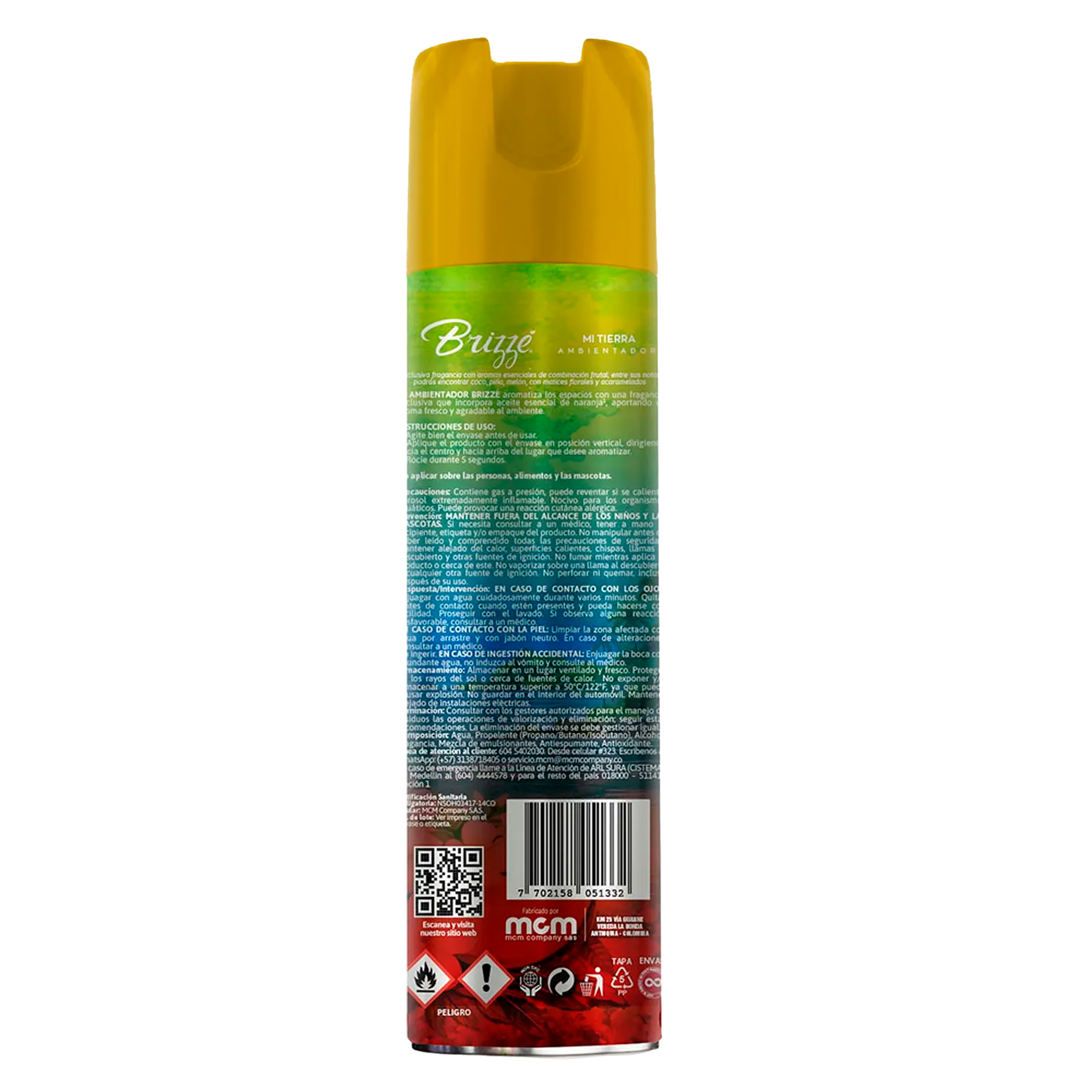 AMBIENTADOR AEROSOL BRIZZÉ MI TIERRA