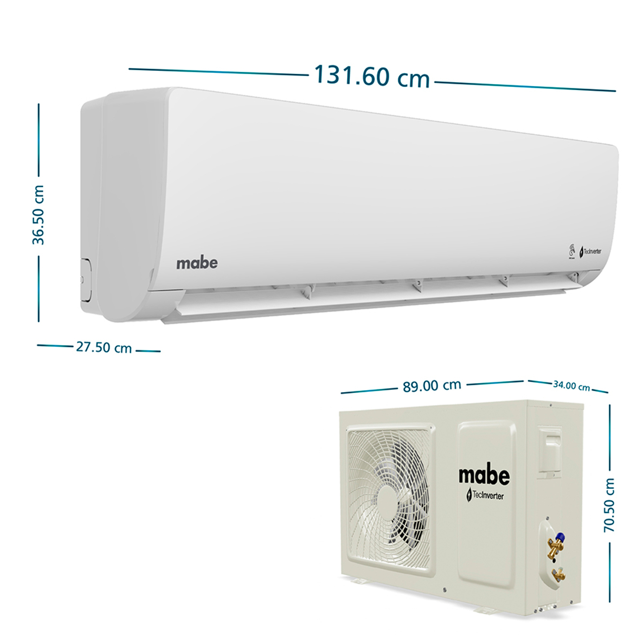 AIRE ACOND INVERT 36000 BTU 220V MABE