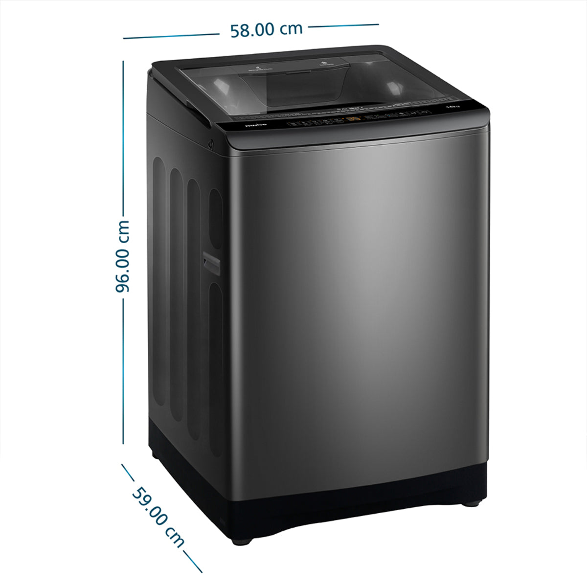 LAVADORA AUT 14KG DIAMOND GRAY MABE