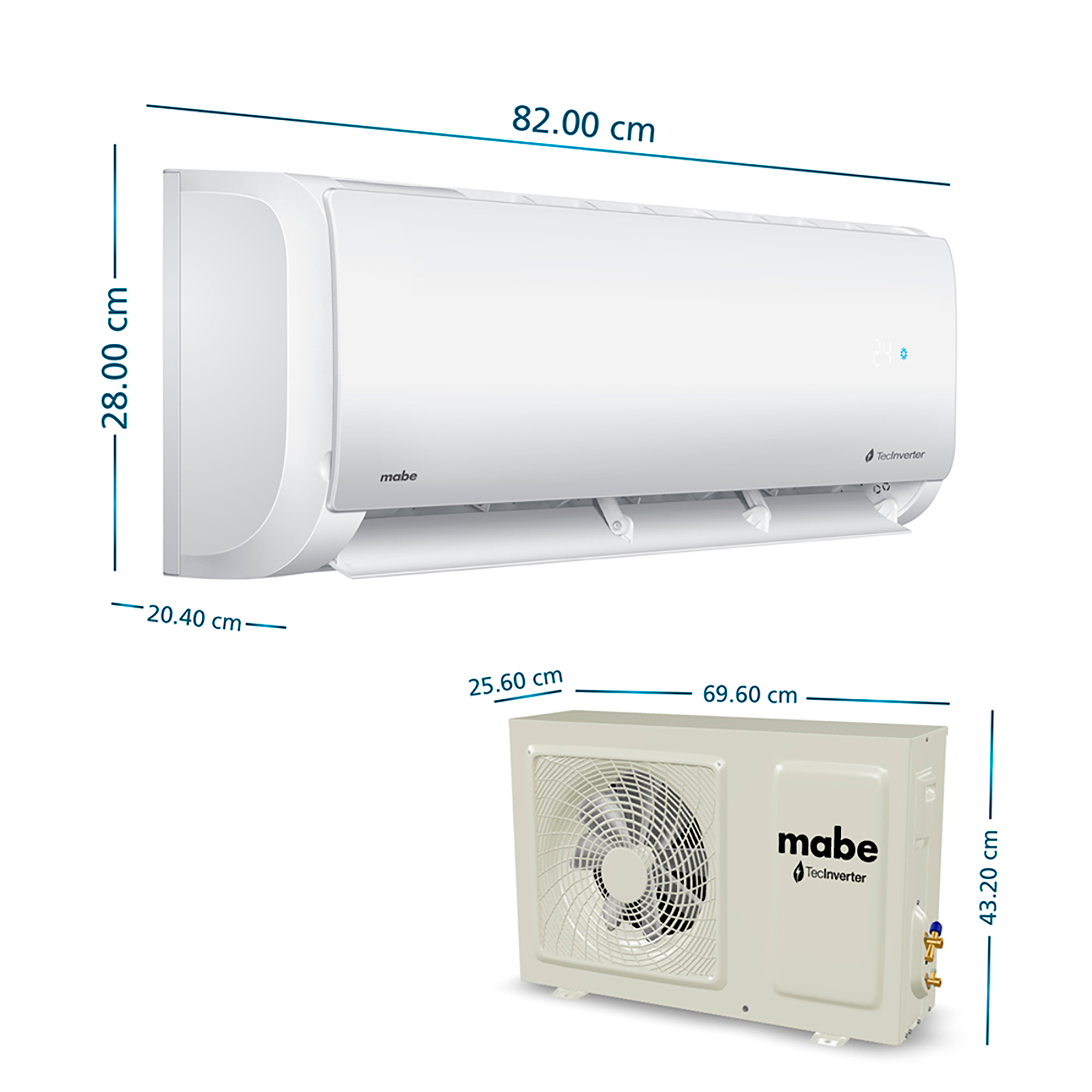 AIRE INVERTE 110 BTU MABE