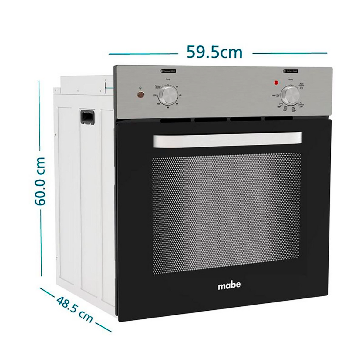 HORNO 60CM DE EMPOTRAR INOX MABE