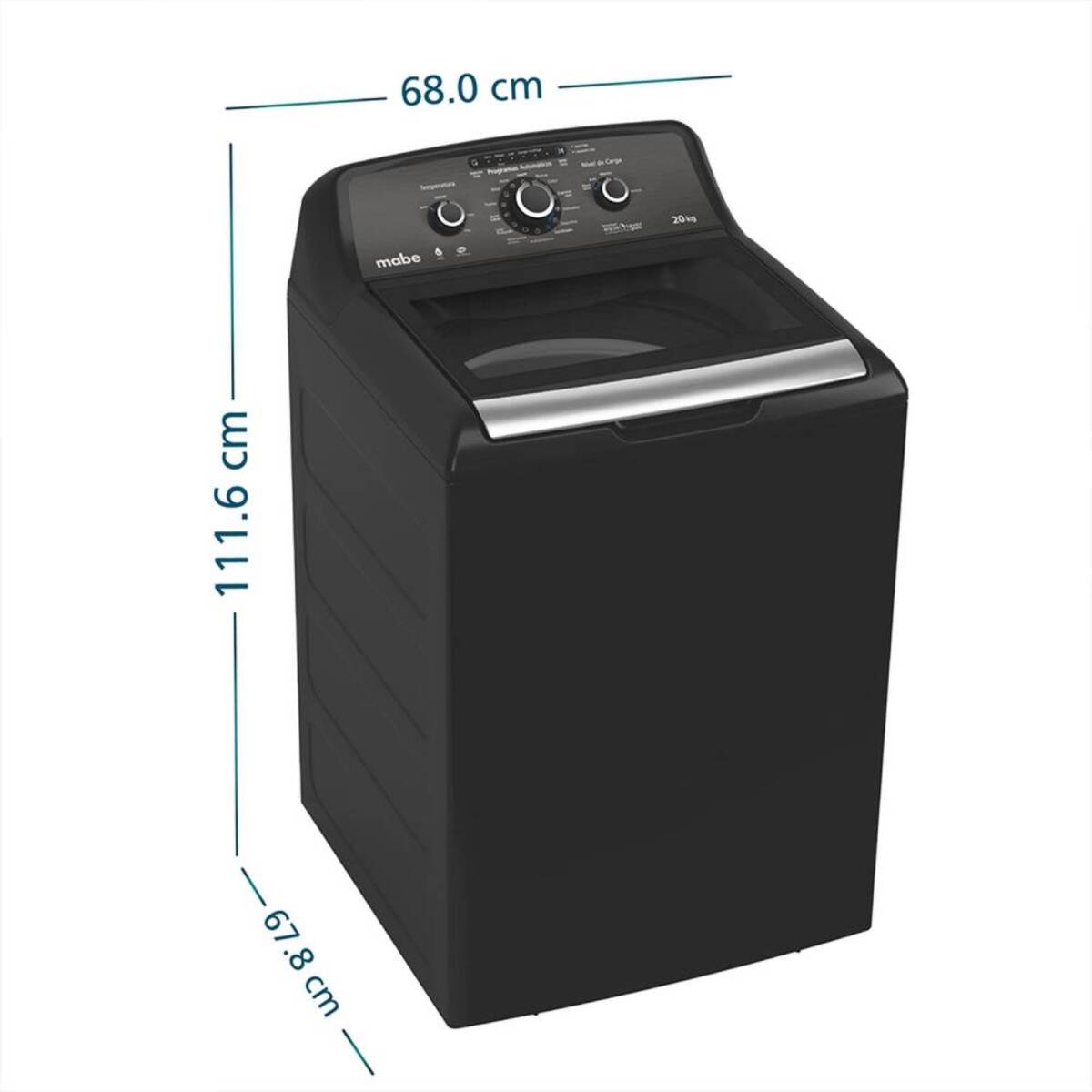 LAVADORA DIGITAL 20KG MABE MET