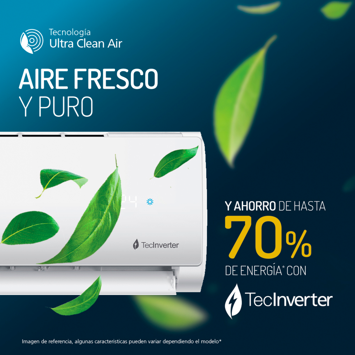 AIRE INVERTE 110 BTU MABE