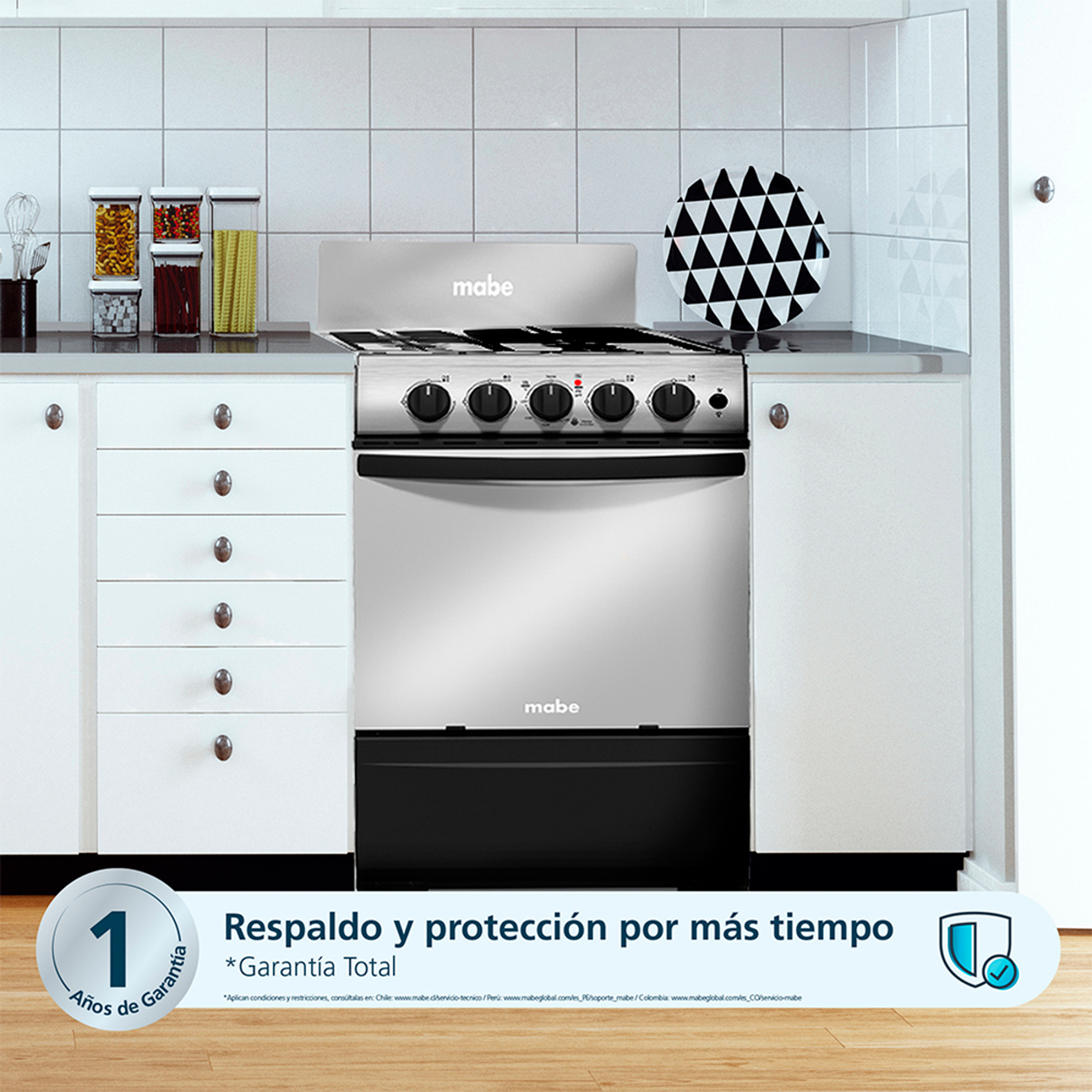 COCINA 52CM INOX NEG MABE