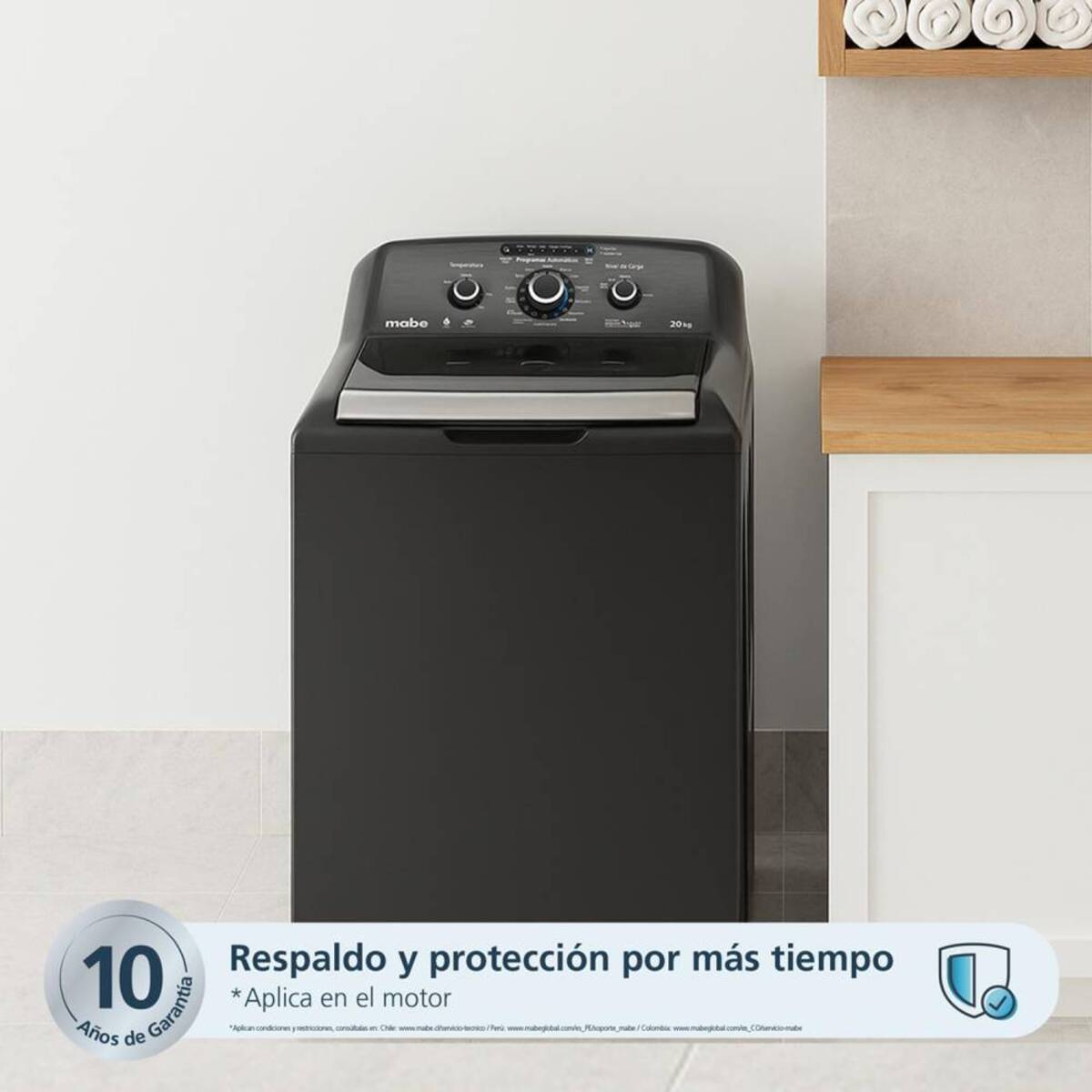 LAVADORA DIGITAL 20KG MABE MET