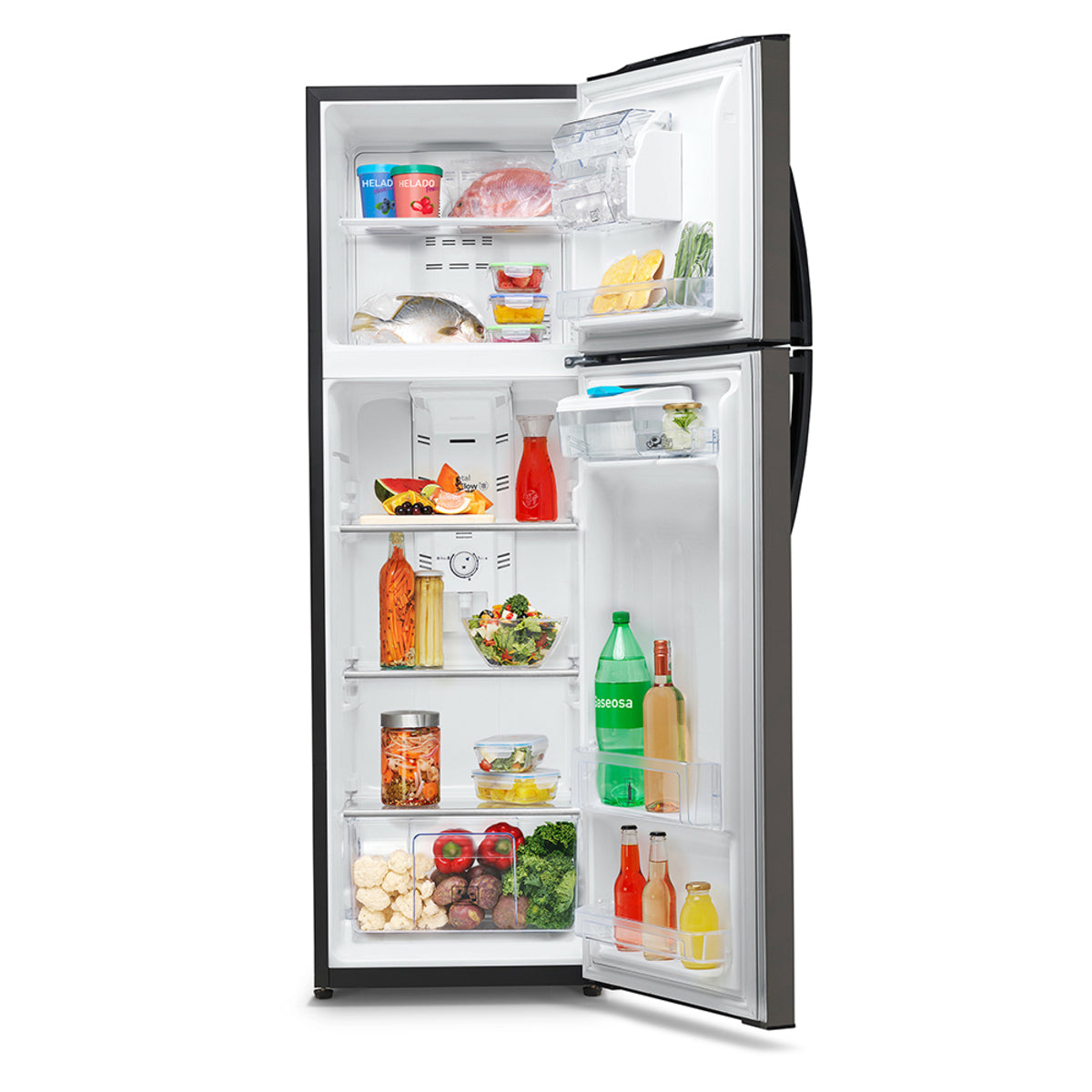 Nevera Mabe No Frost Congelador Superior 230 Litros RMA247FJCG Grafito