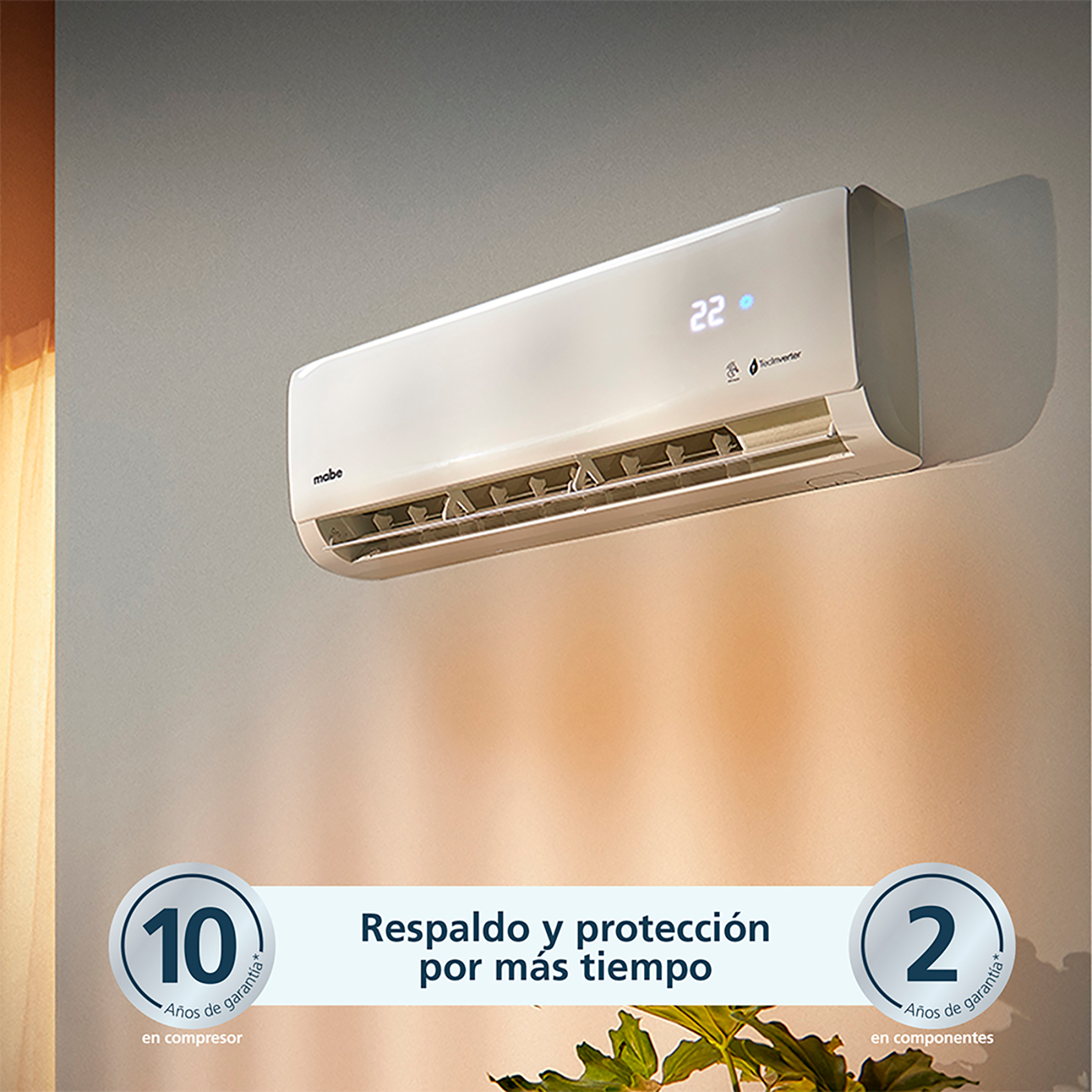 AIRE INVERTE 110 BTU MABE