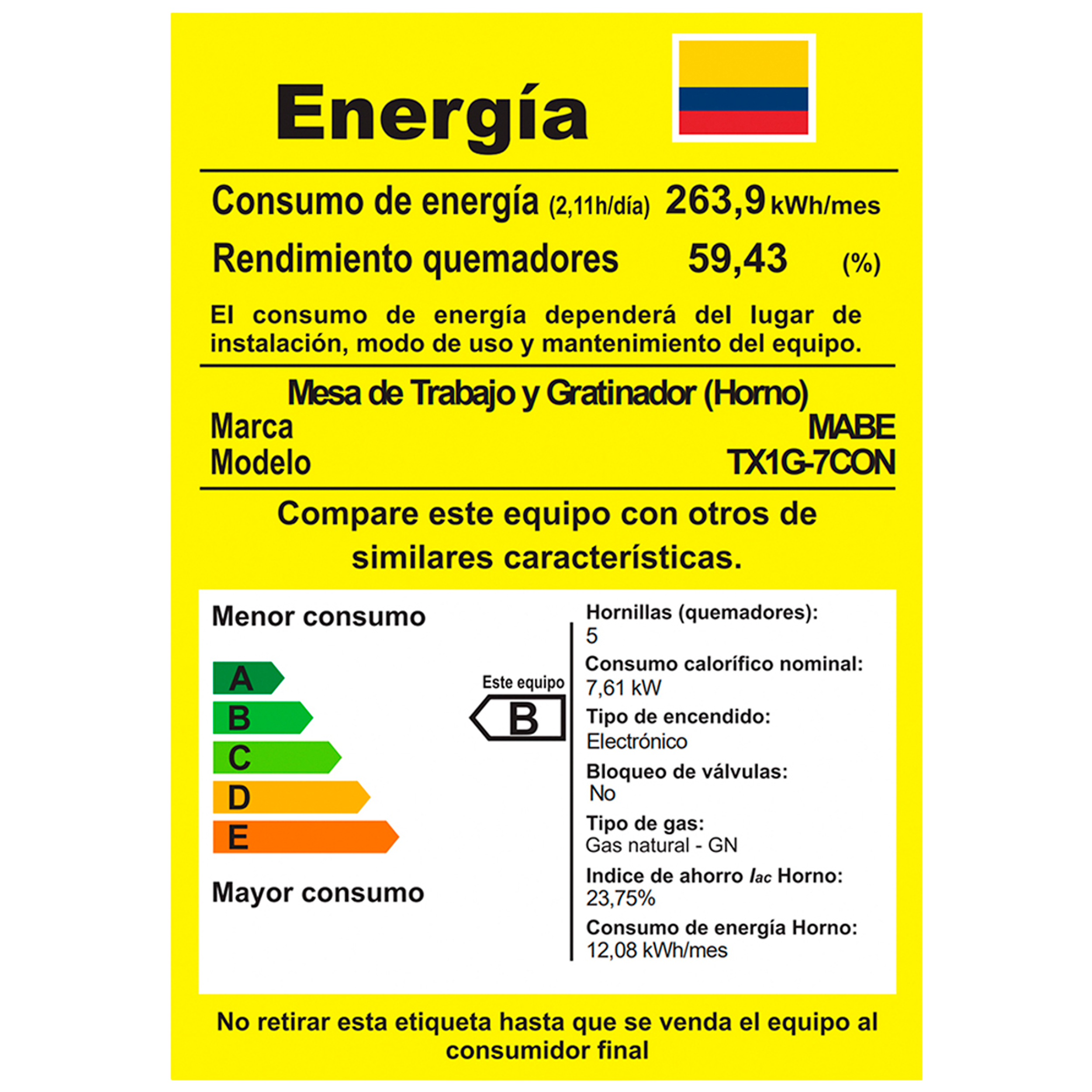 COCINA DE GAS 52 CM INOXIDABLE