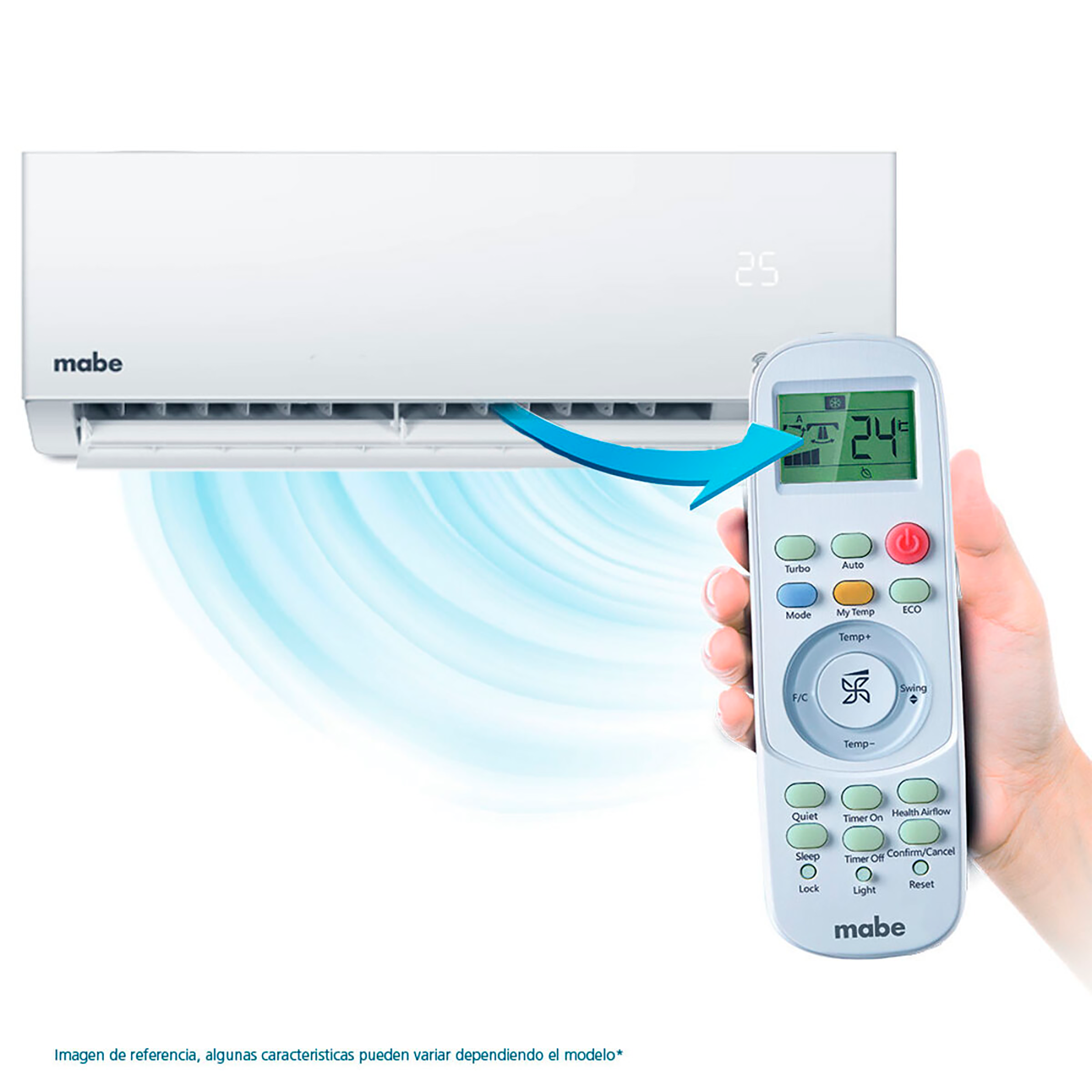 AIRE ACOND MINI INV 220V 12K BTU BCO MAB