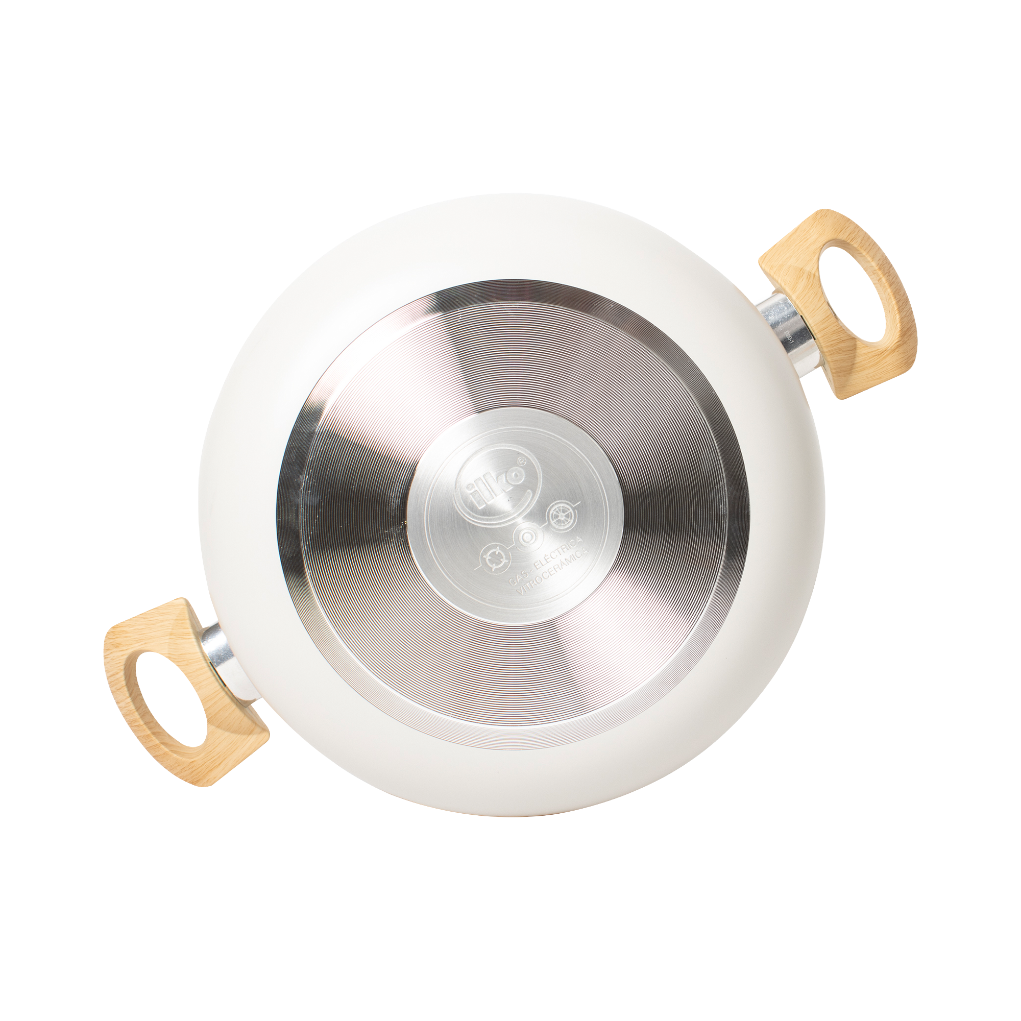 OLLA ILKO BLANCO 24CM ANTIAD CERAM 2,5MM