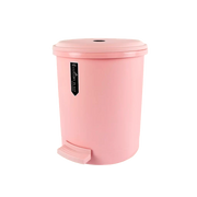 PAPELERA PREMIUM ROSA REDONDA LUXURY