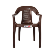 SILLA OCEANIA CON BRAZOS  WENGUE COLPLAS