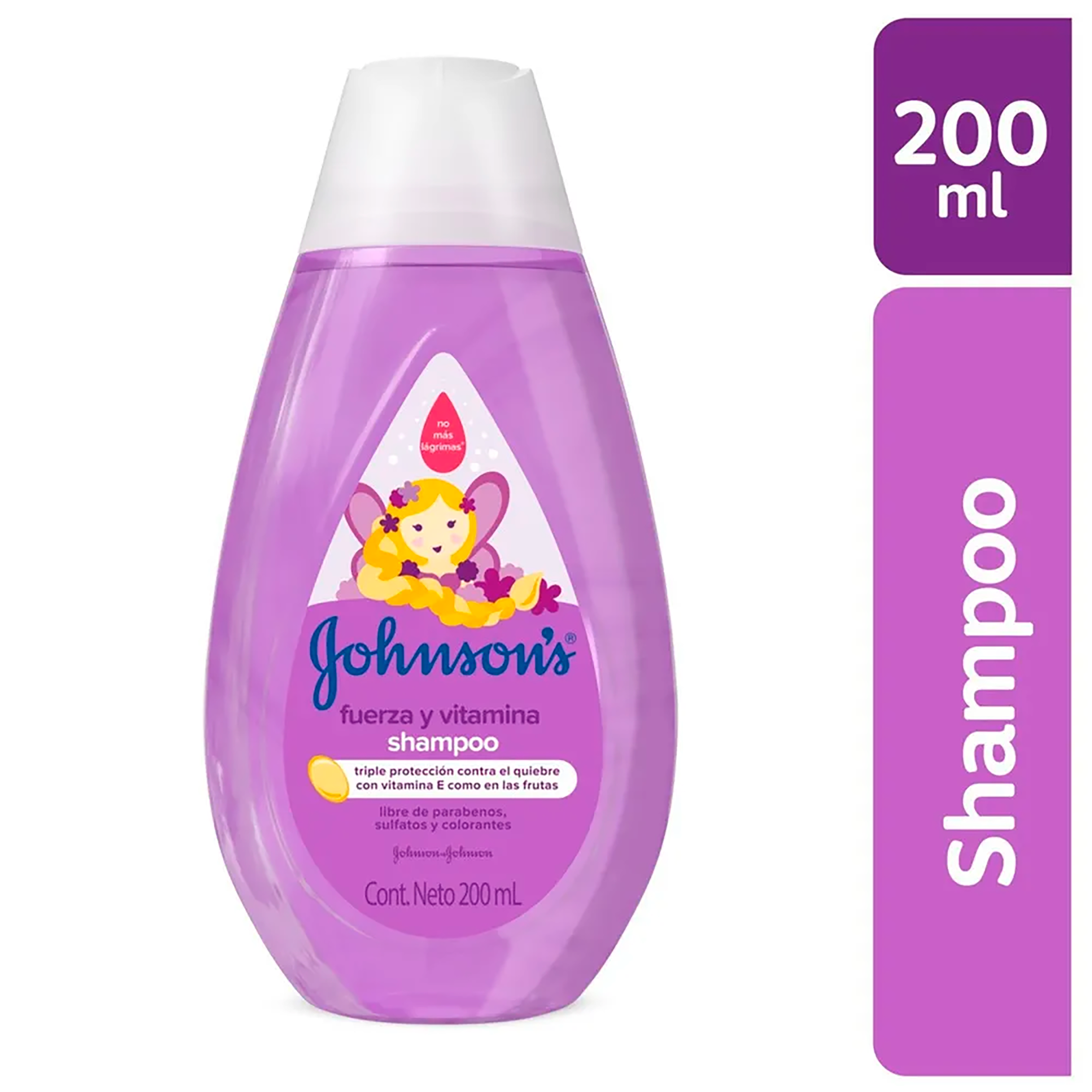 SHAMPOO JOHNSON'S®  FUERZA Y VITAMINA X200ML