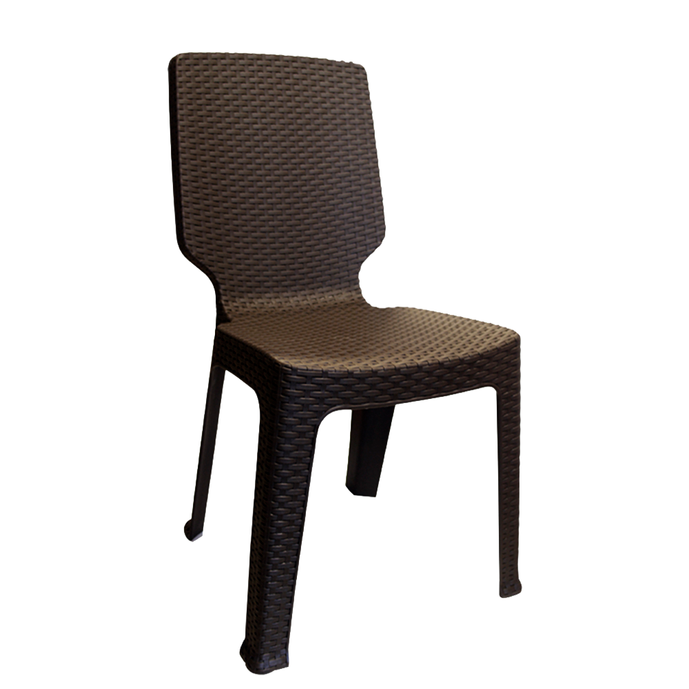 SILLA VICTORIA SIN BRAZOS RATTAN WENGUE