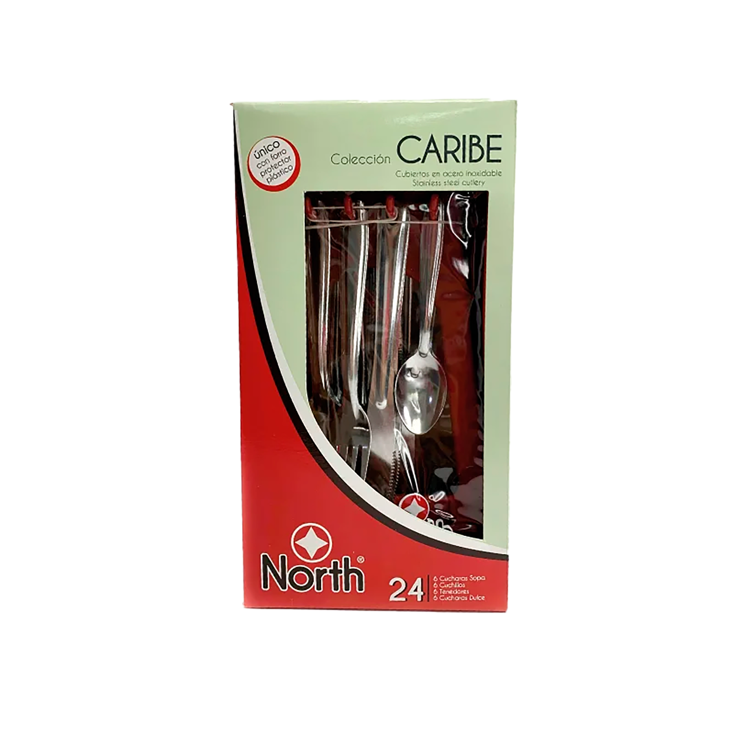 SET CUBIERTOS CARIBE X24 NORTH