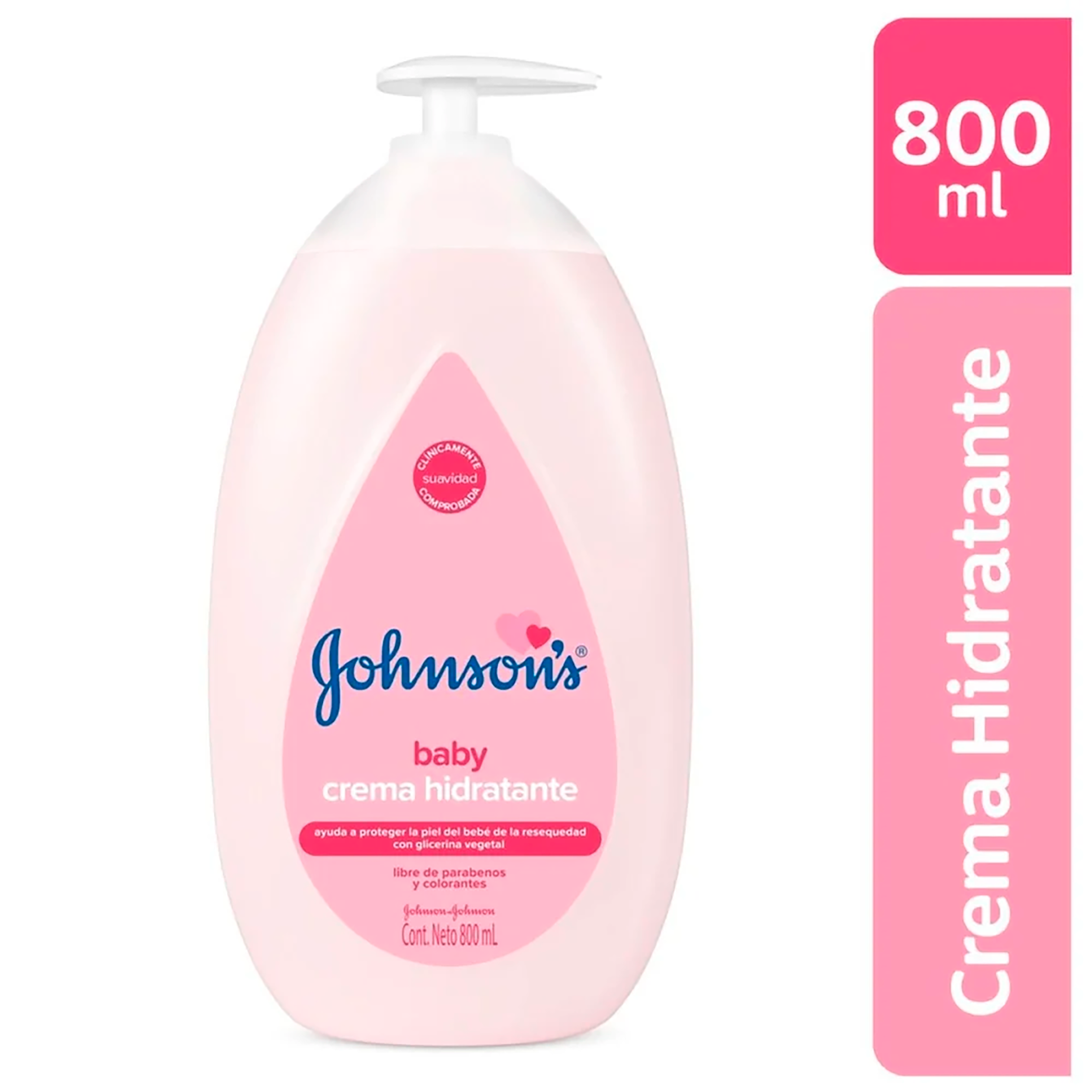 CREMA LIQUIDA HIDRATANTE BEBE JOHNSON'S® BABY ORIGINAL X800ML