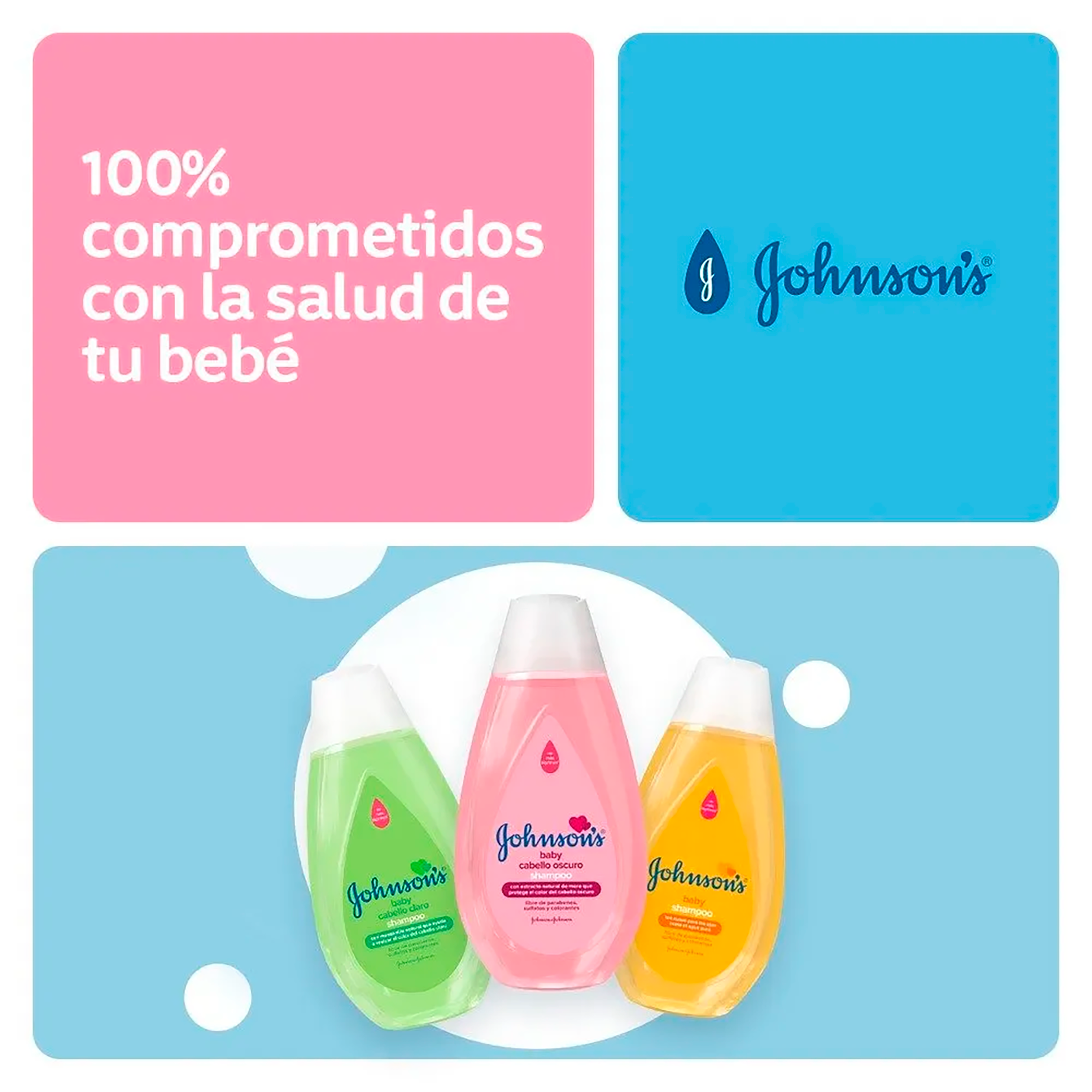 SAHMPOO JOHNSON'S® CABELLO OSCURO X1000ML