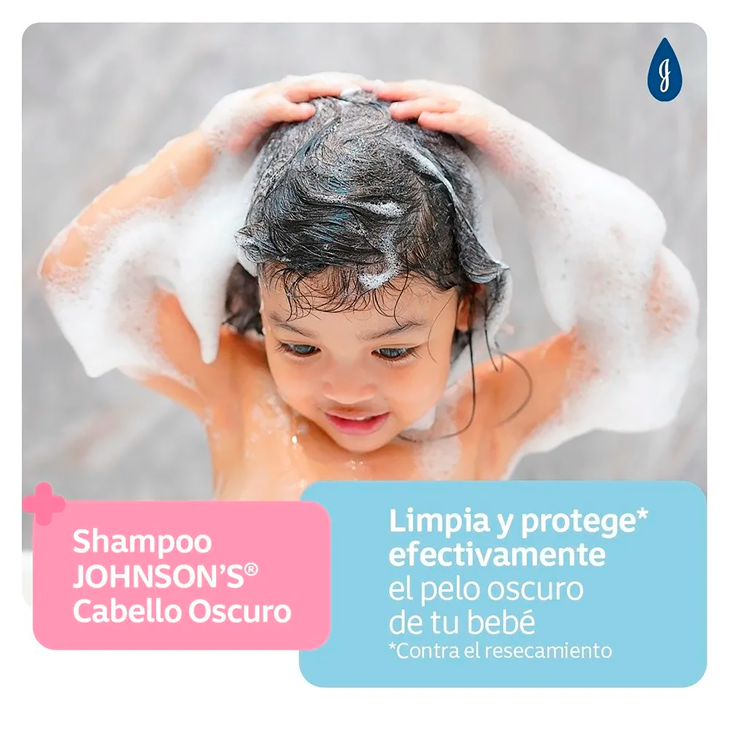 SAHMPOO JOHNSON'S® CABELLO OSCURO X750ML