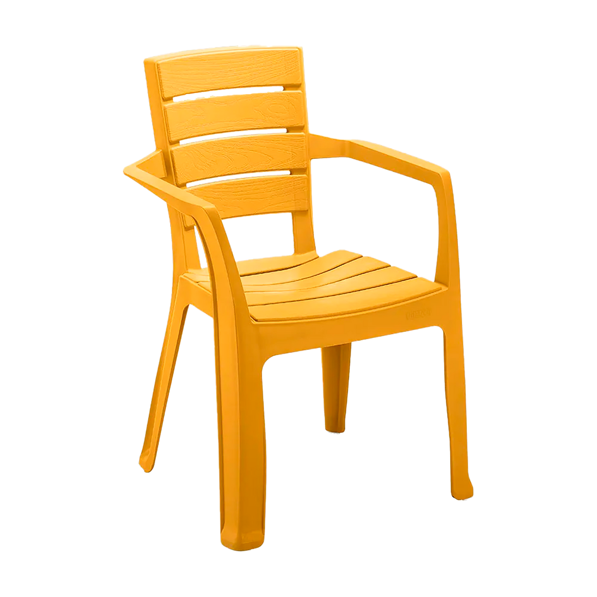 SILLA BARU C/BRAZOS AMARILLO MOSTAZA