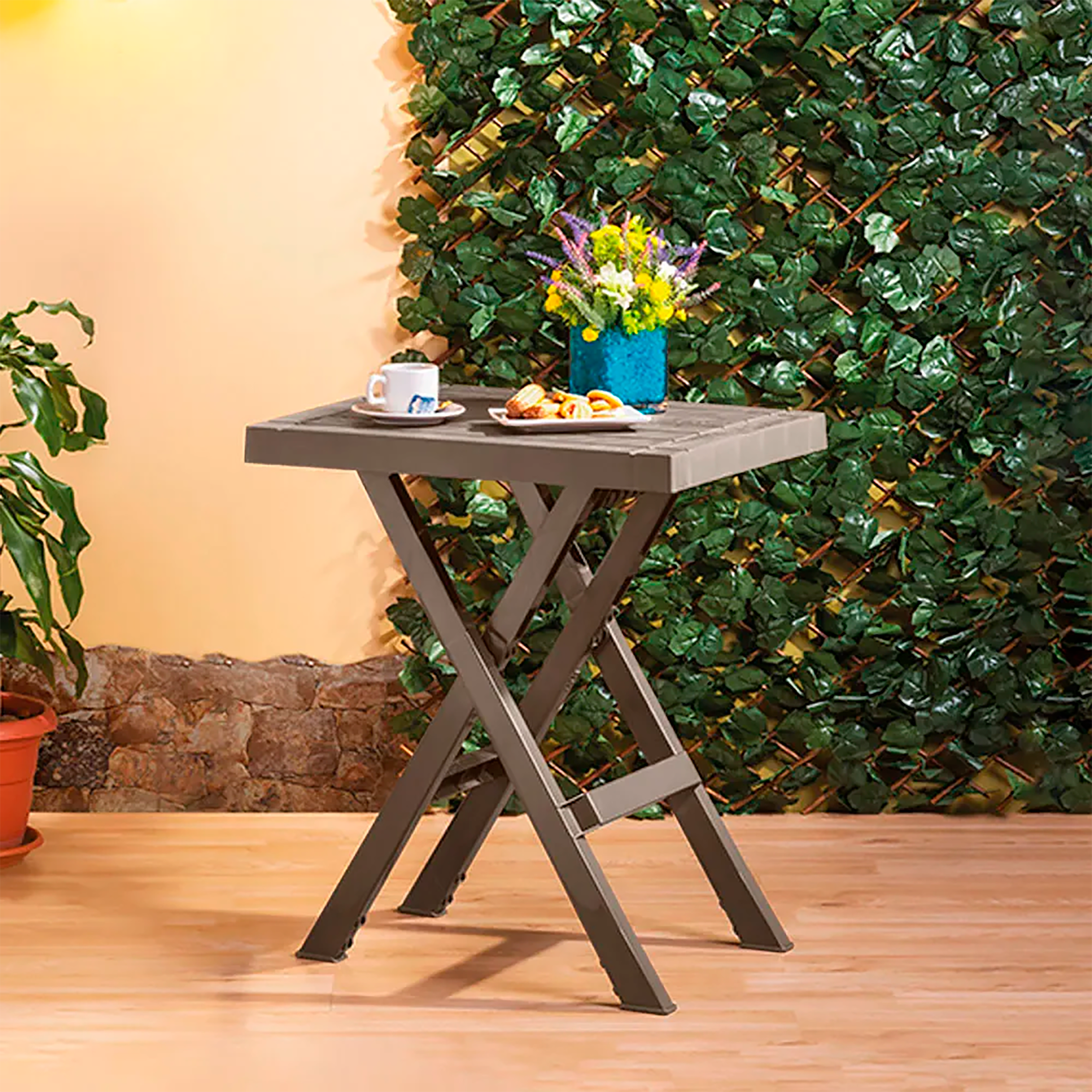 MESA PLEGABLE BARU MOCCA RIMAX