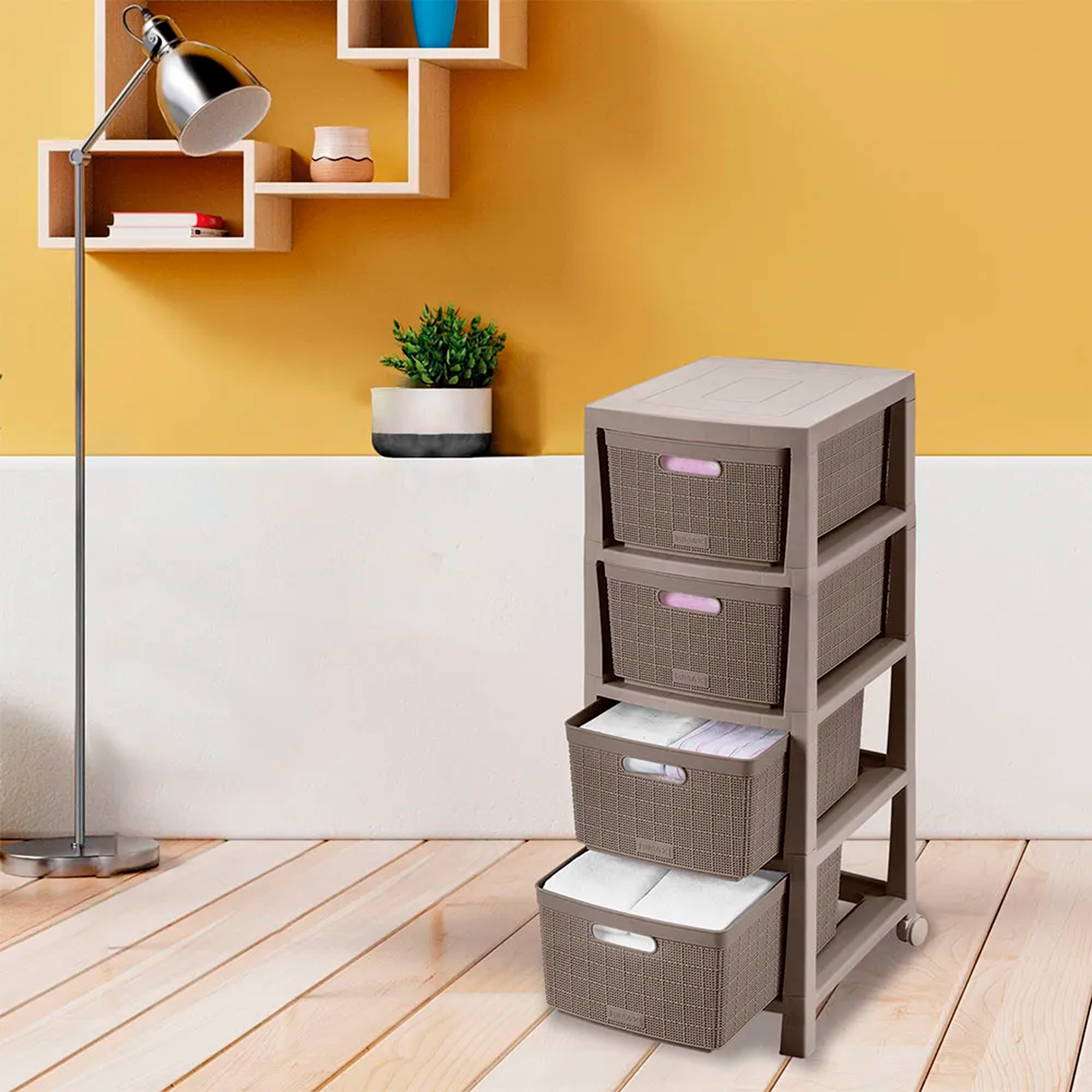 CAJONERO FIQUE 4G MOCCA RIMAX