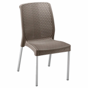 SILLA SHIA SIN BRAZOS MOCCA RIMAX