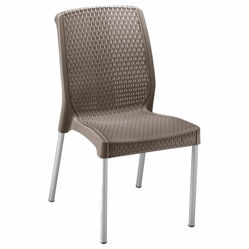 SILLA SHIA SIN BRAZOS MOCCA RIMAX