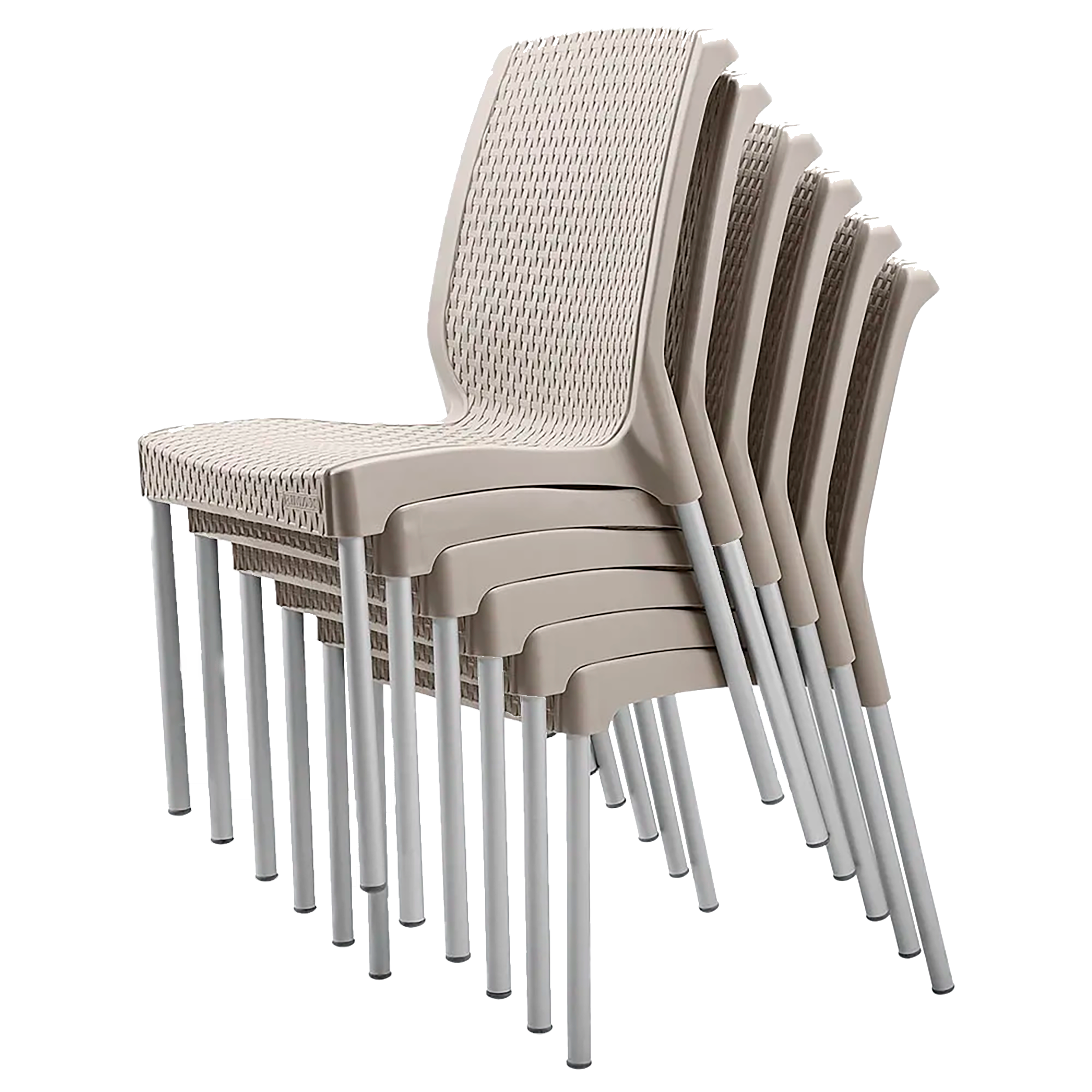 Silla RIMAX Apariencia Shia Sin Brazos Taupe